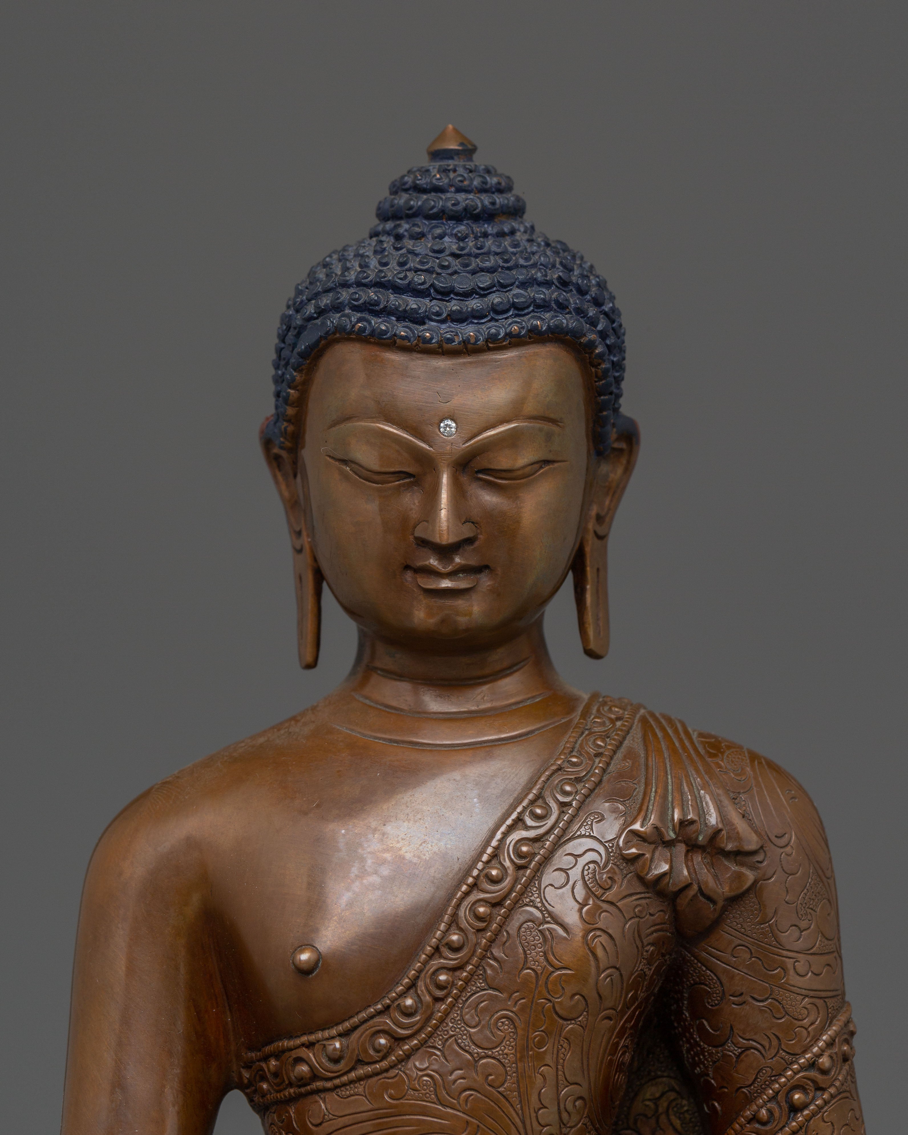 Handcrafted Dharma Icon Buddha Shakyamuni Statue | The Enlightened One