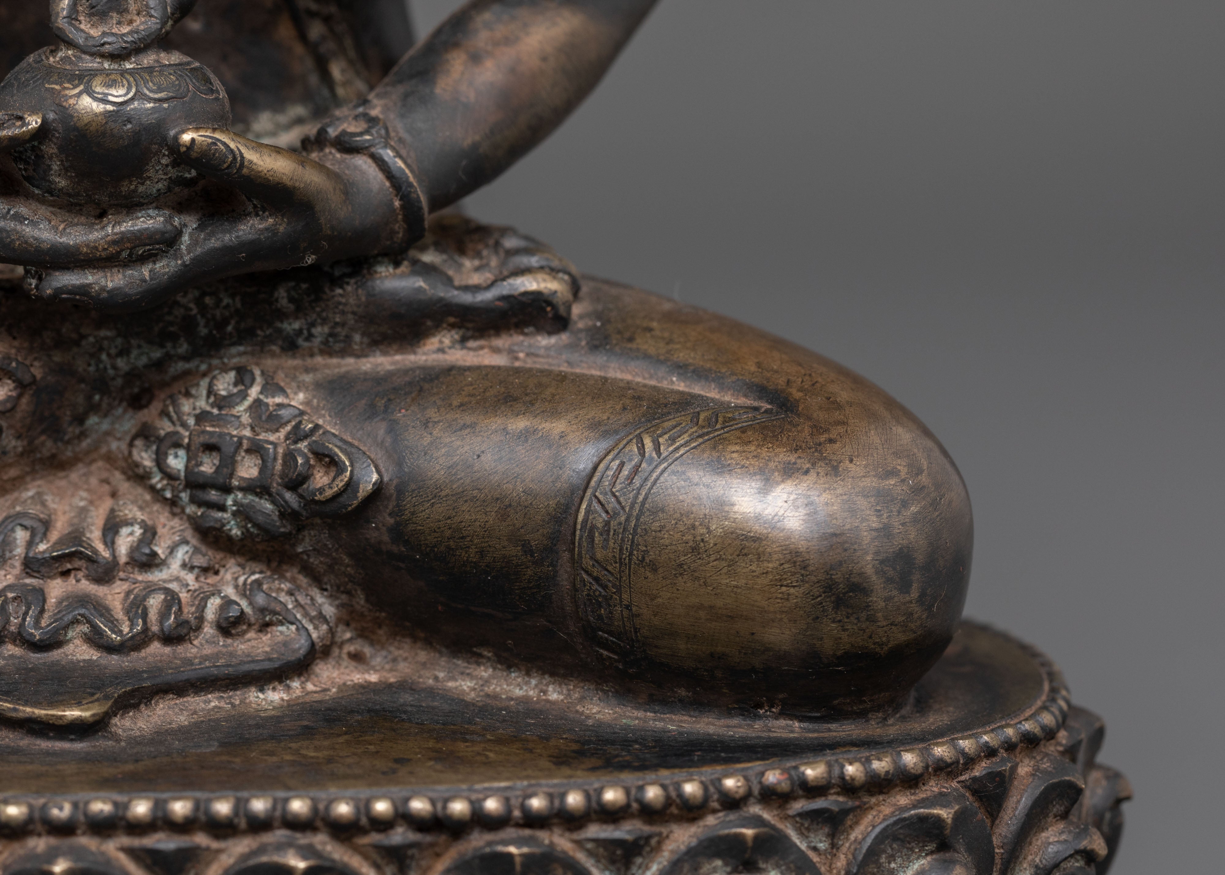 Handmade Statue of Bodhisattva Namashangati | Tibetan Buddhist Statue