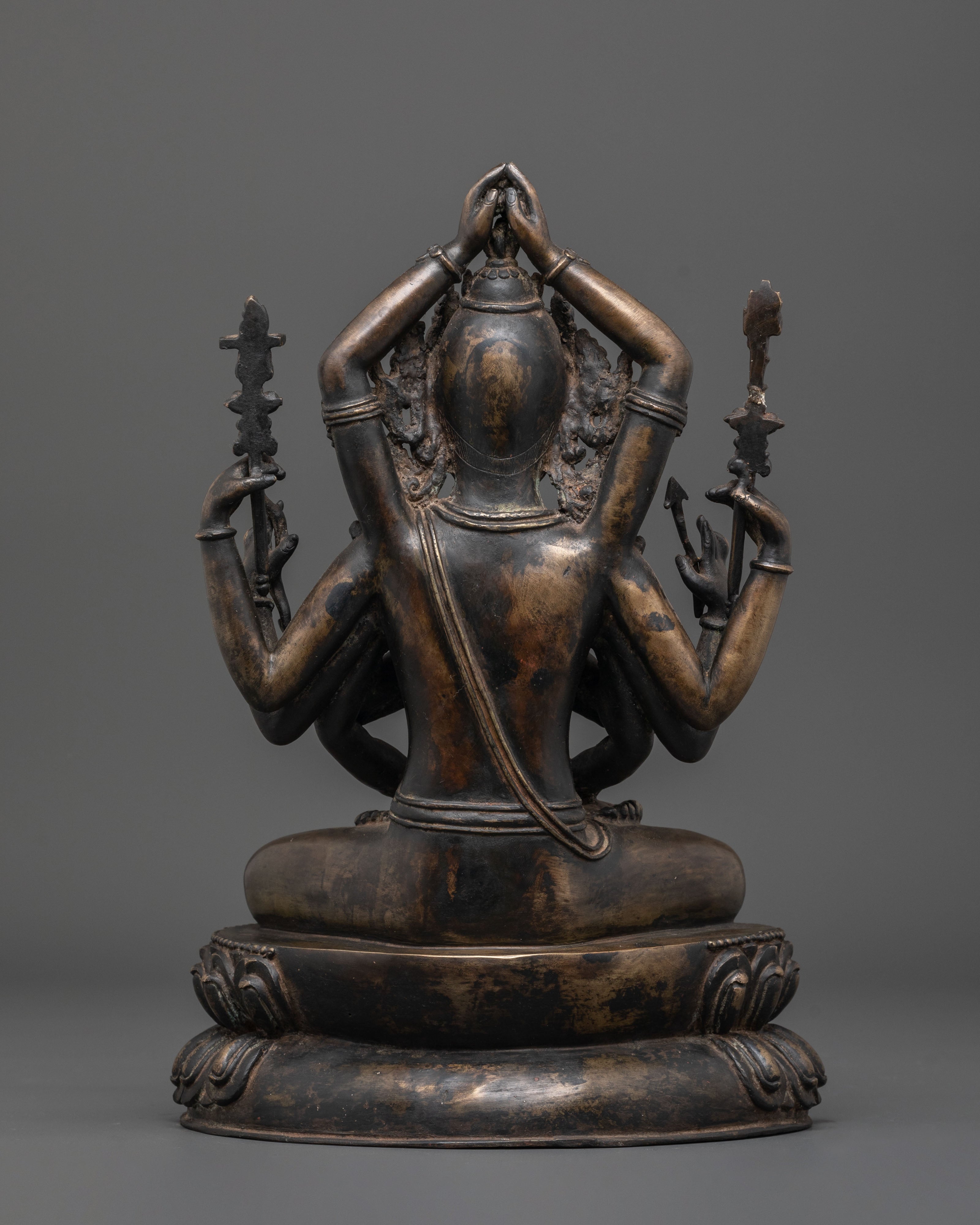 Handmade Statue of Bodhisattva Namashangati | Tibetan Buddhist Statue