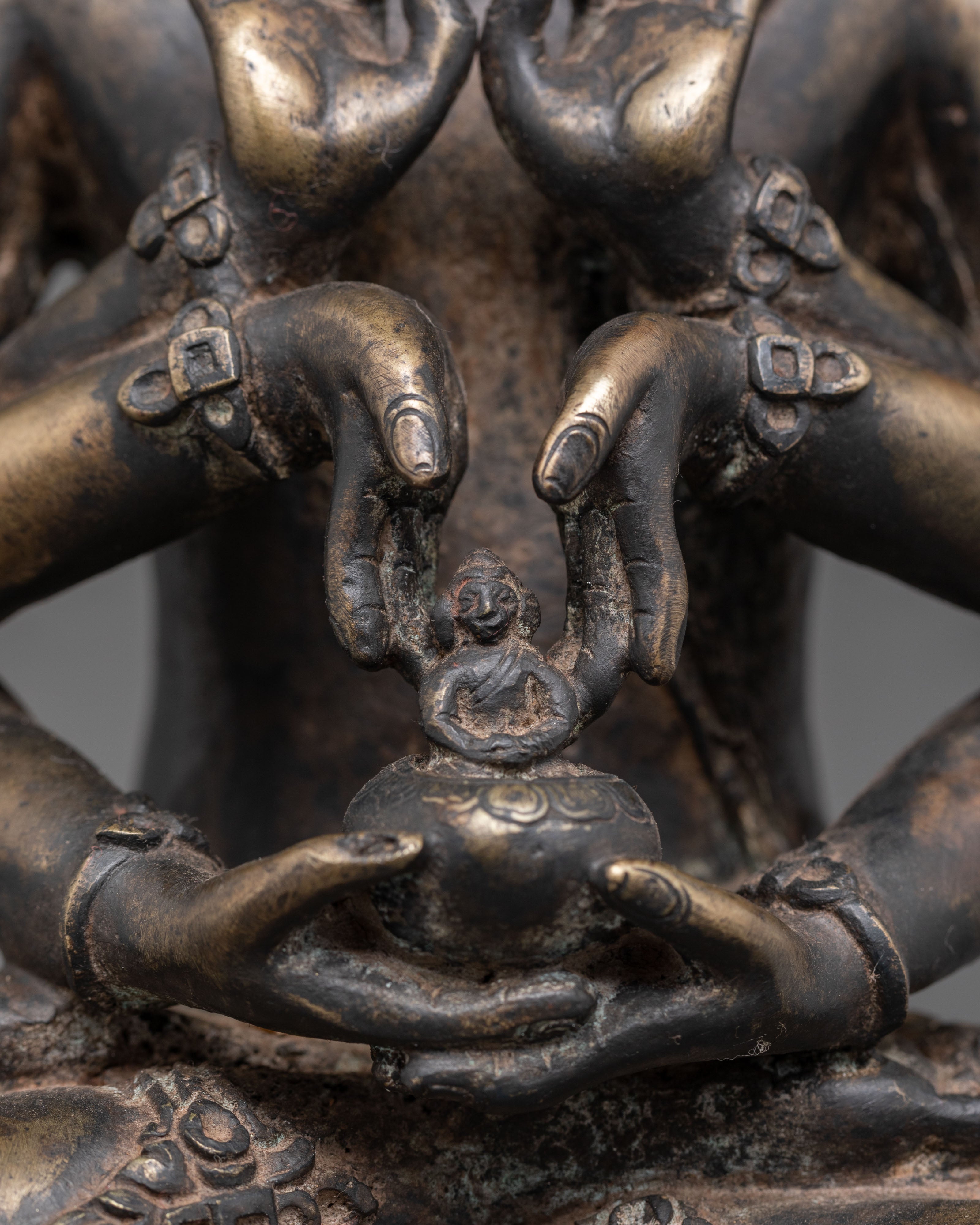 Handmade Statue of Bodhisattva Namashangati | Tibetan Buddhist Statue