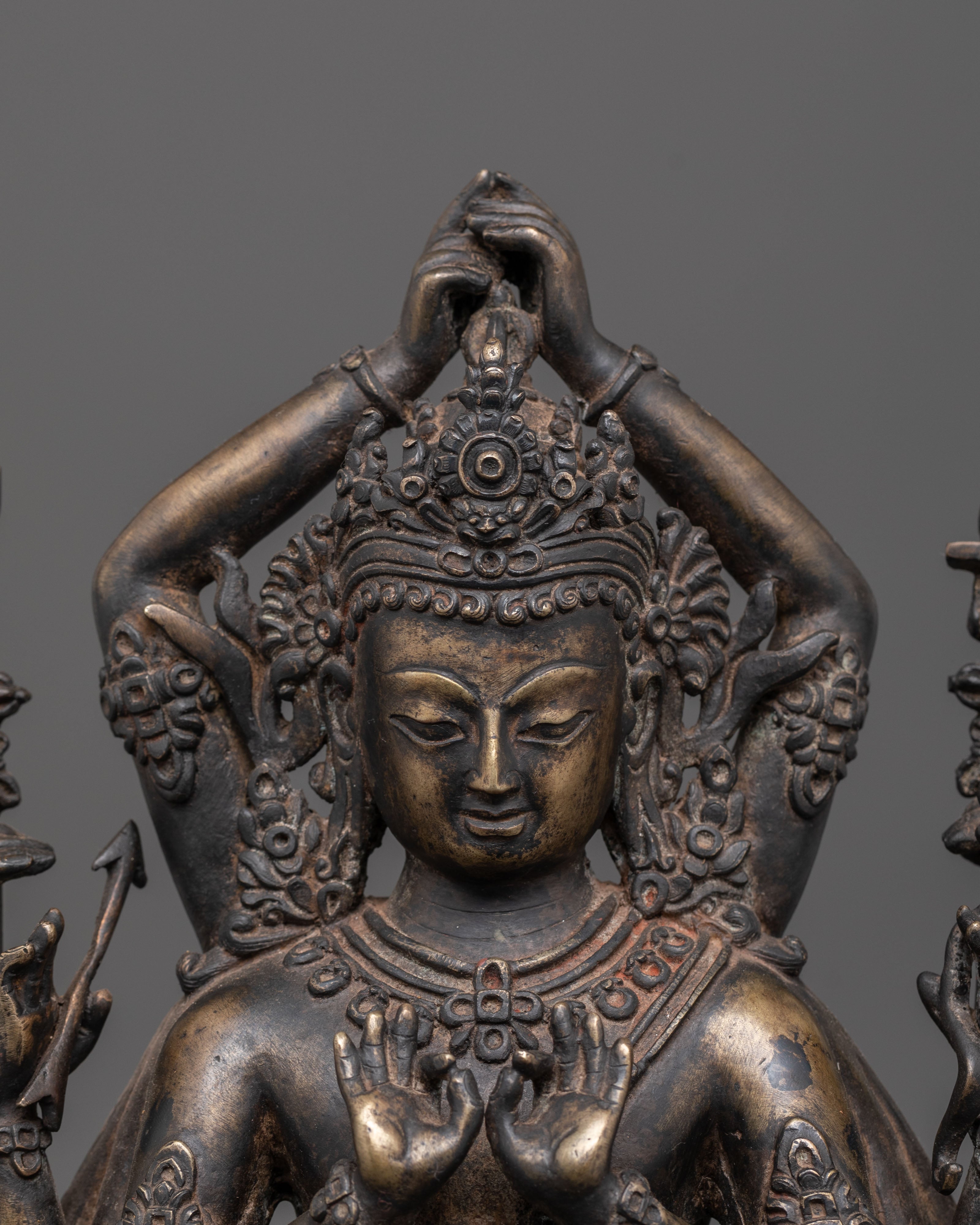 Handmade Statue of Bodhisattva Namashangati | Tibetan Buddhist Statue