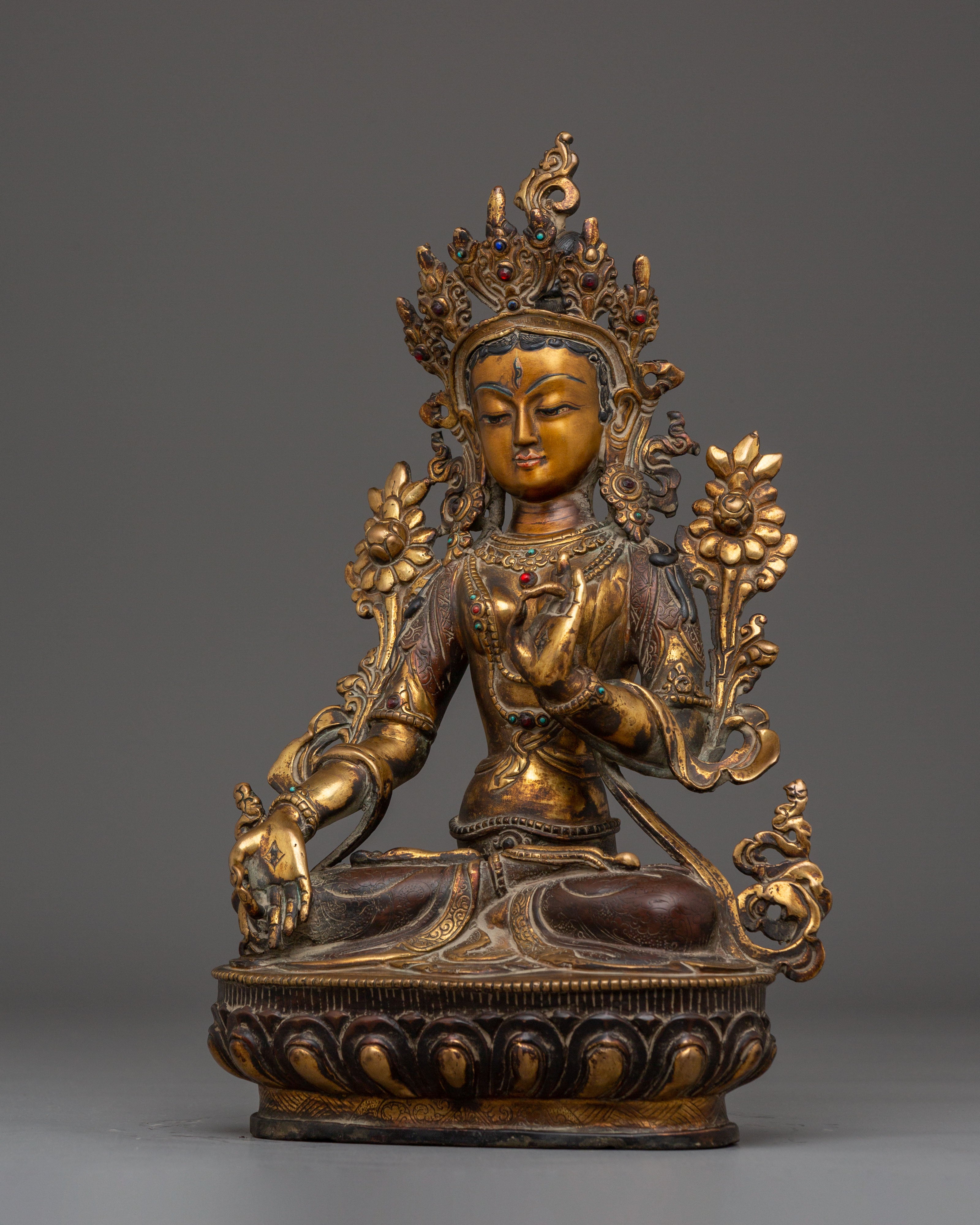 Spiritual Healer White Tara Statue | Symbol of Longevity and Protection