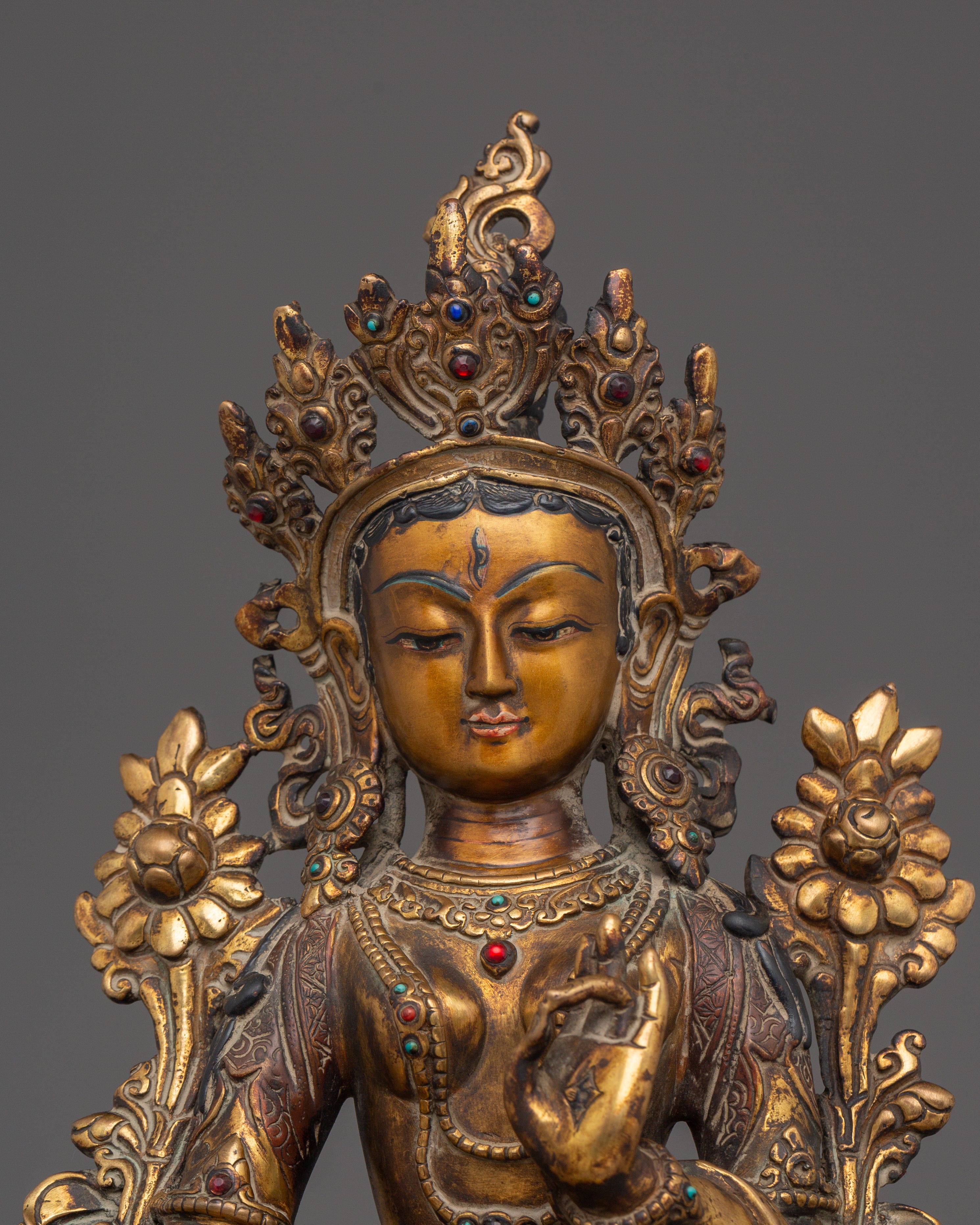 Spiritual Healer White Tara Statue | Symbol of Longevity and Protection