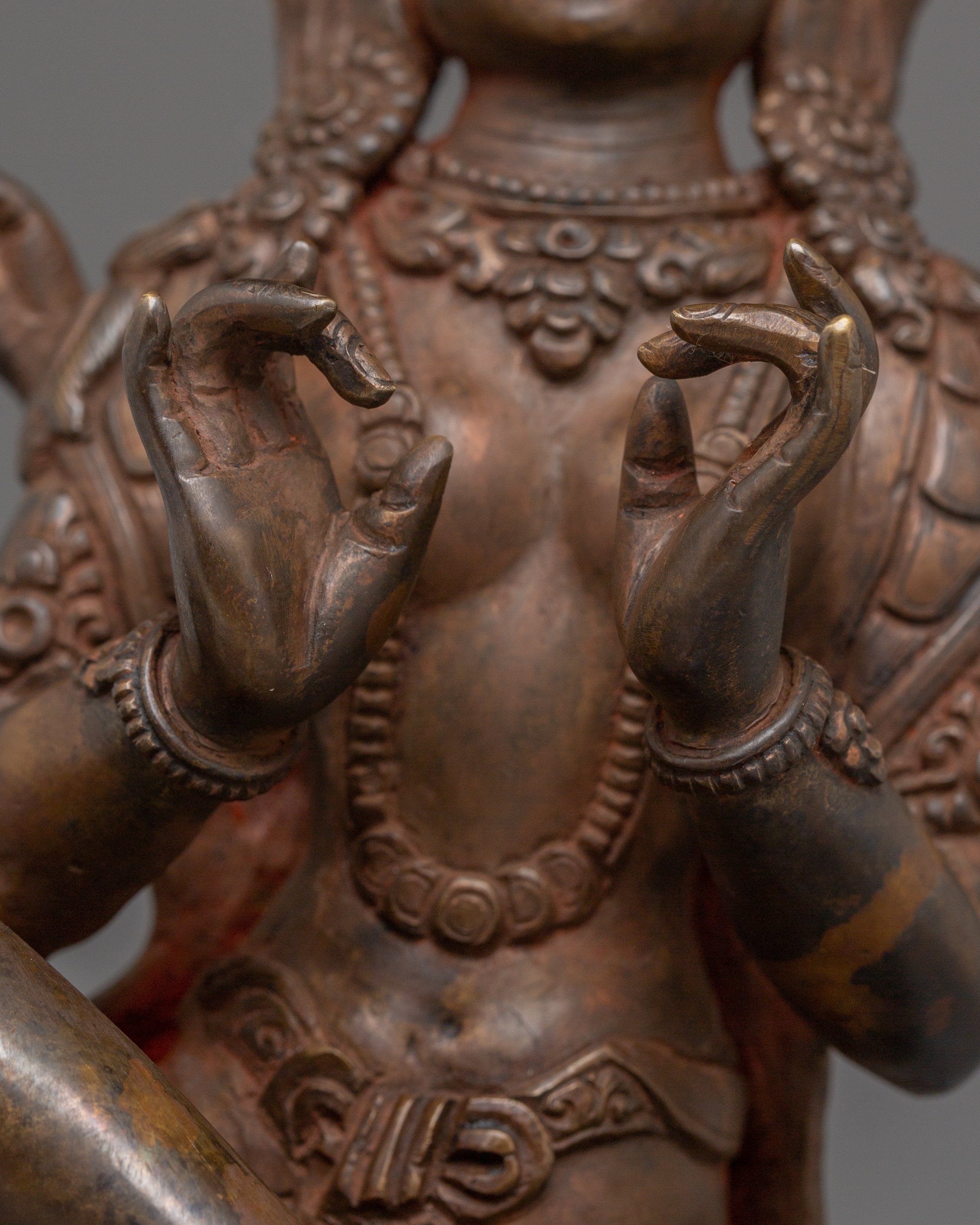 Handmade Copper Statue of Goddess Tara | Divine Feminine Energy