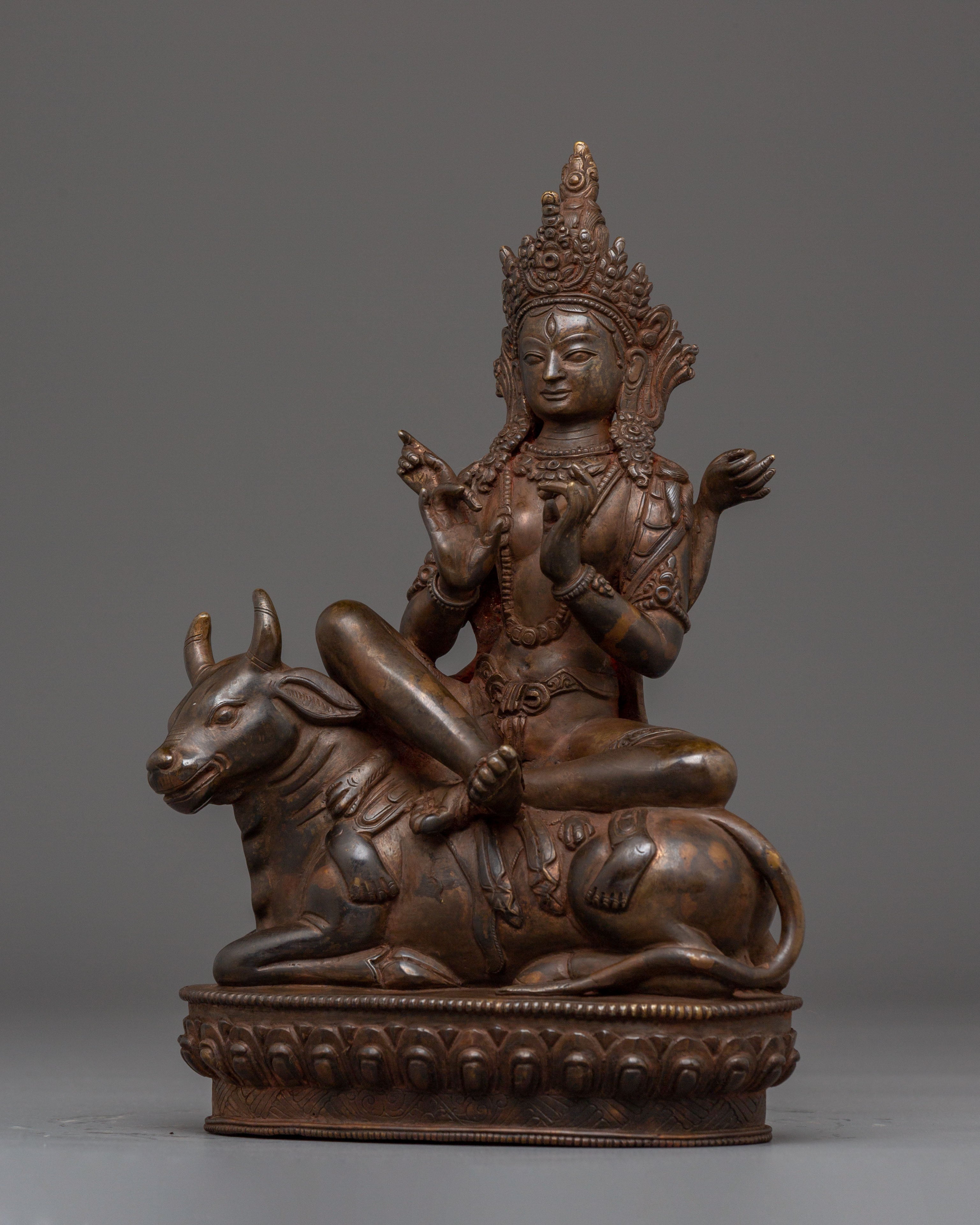 Handmade Copper Statue of Goddess Tara | Divine Feminine Energy