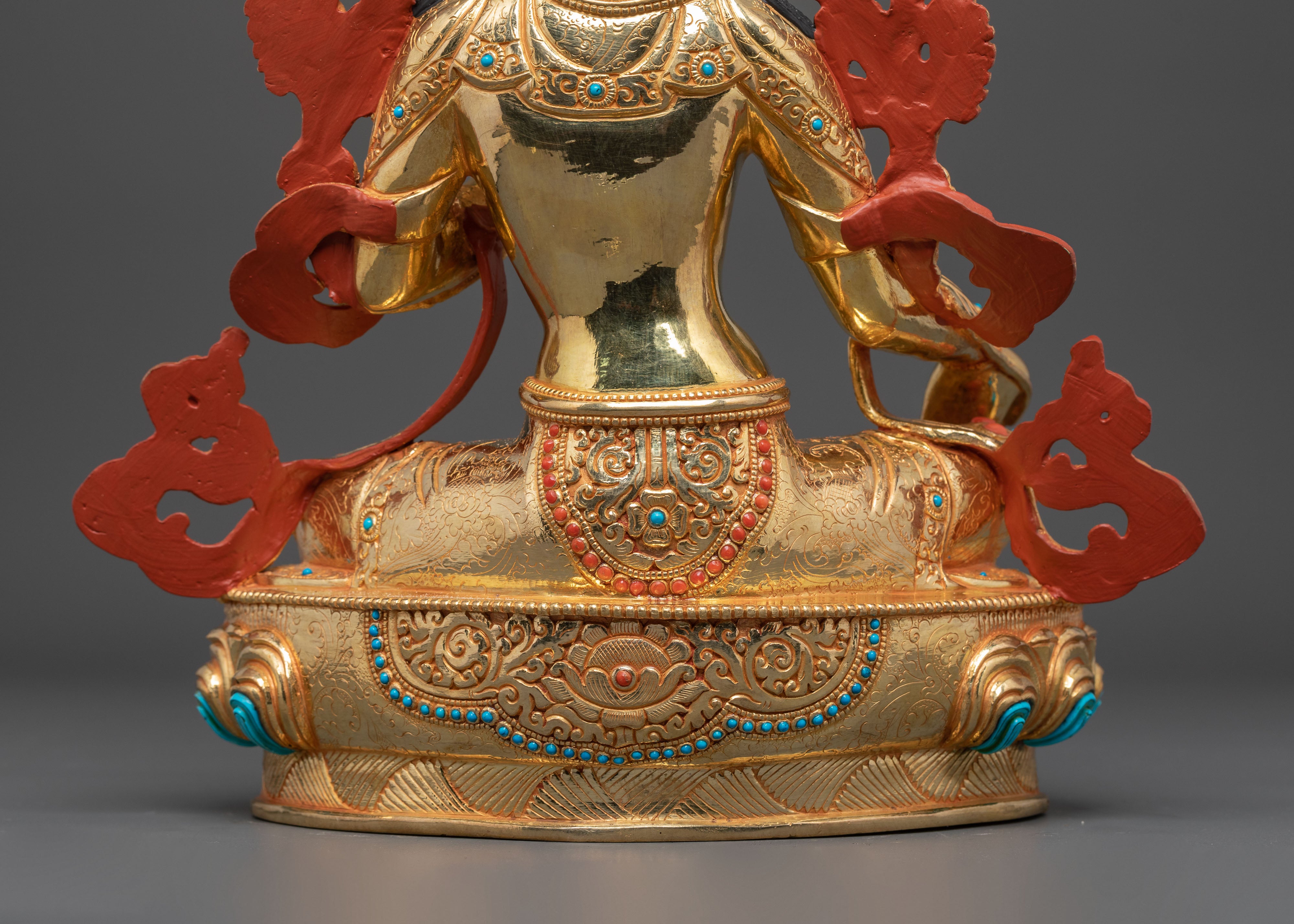Statue of Green Tara: Compassion and Active Protection