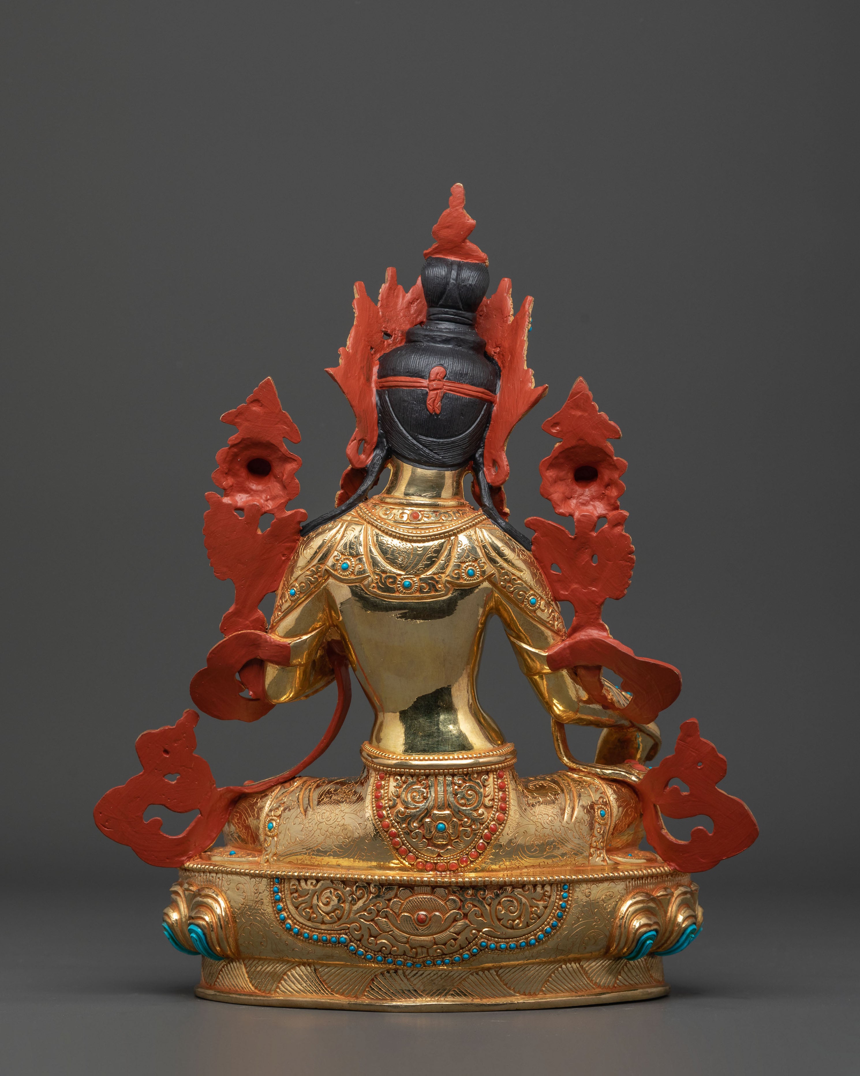 Statue of Green Tara: Compassion and Active Protection