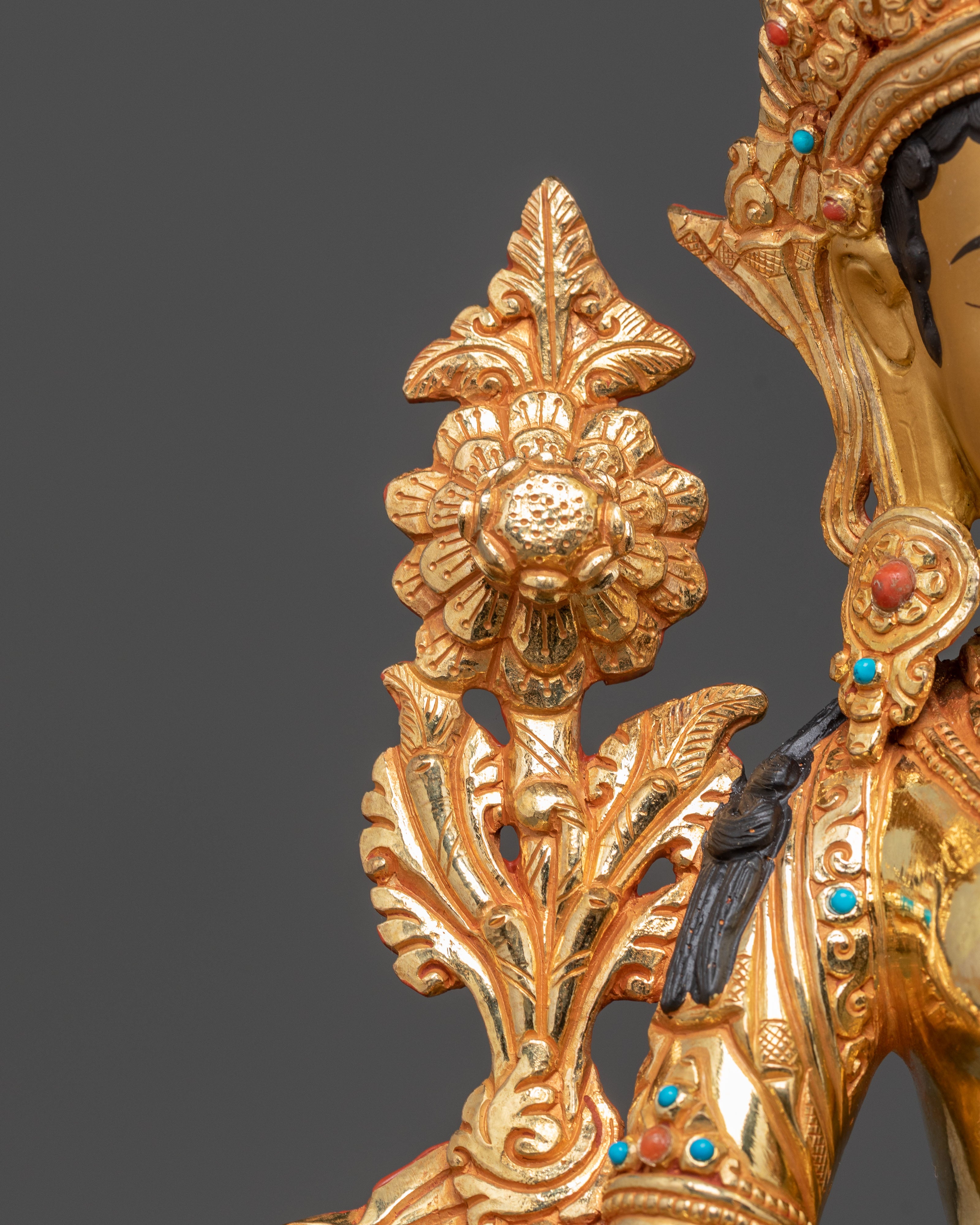 Statue of Green Tara: Compassion and Active Protection