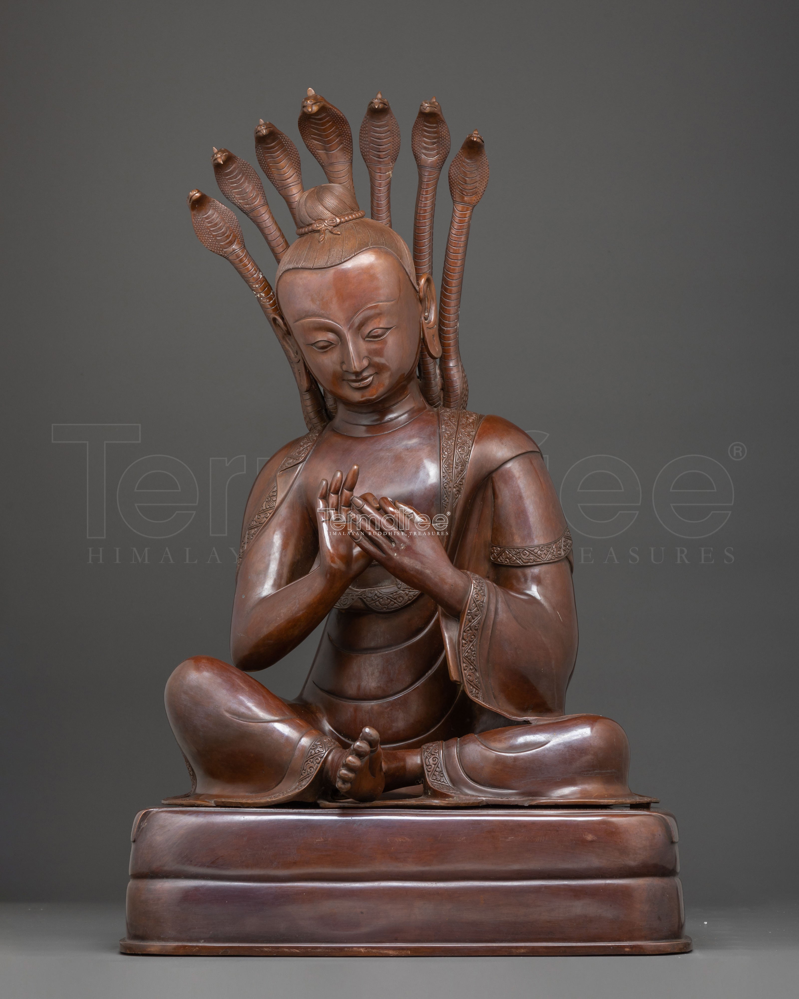 Handcrafted Statue of Nagarjuna | Buddhist Philosopher