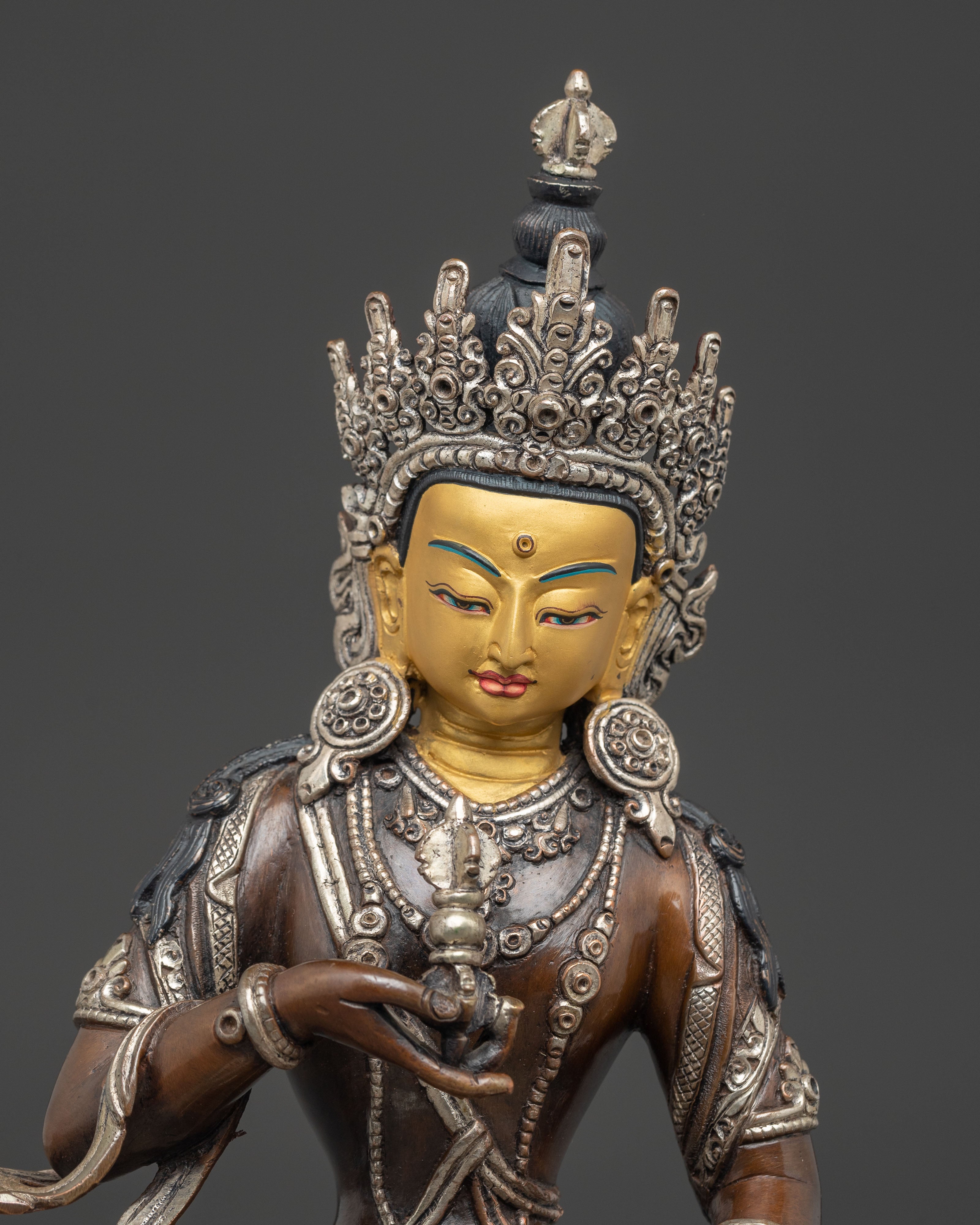 Handmade Statue of Vajrasattva | Buddhist Purification Symbol