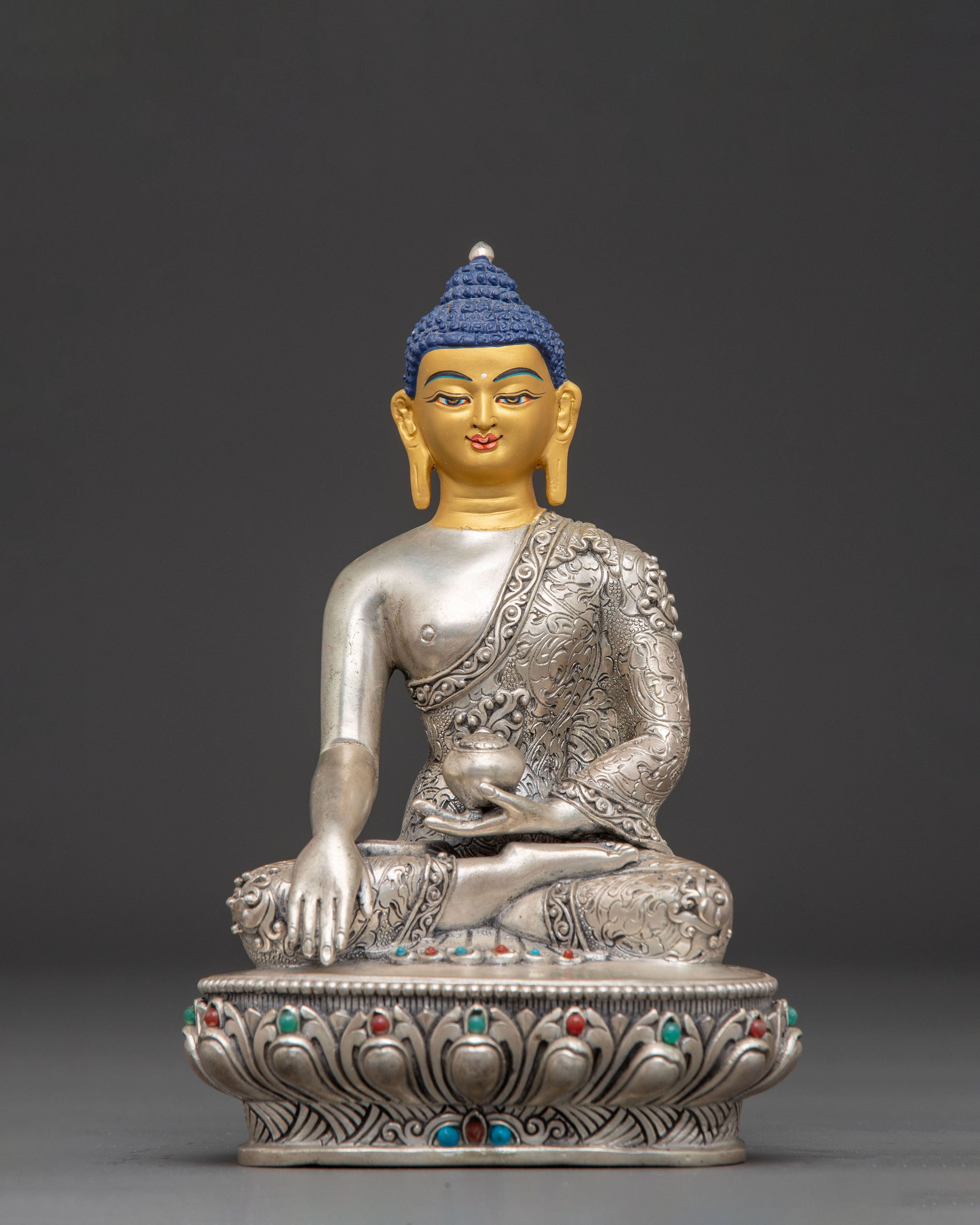 Buddha Shakyamuni Himalayan Statue