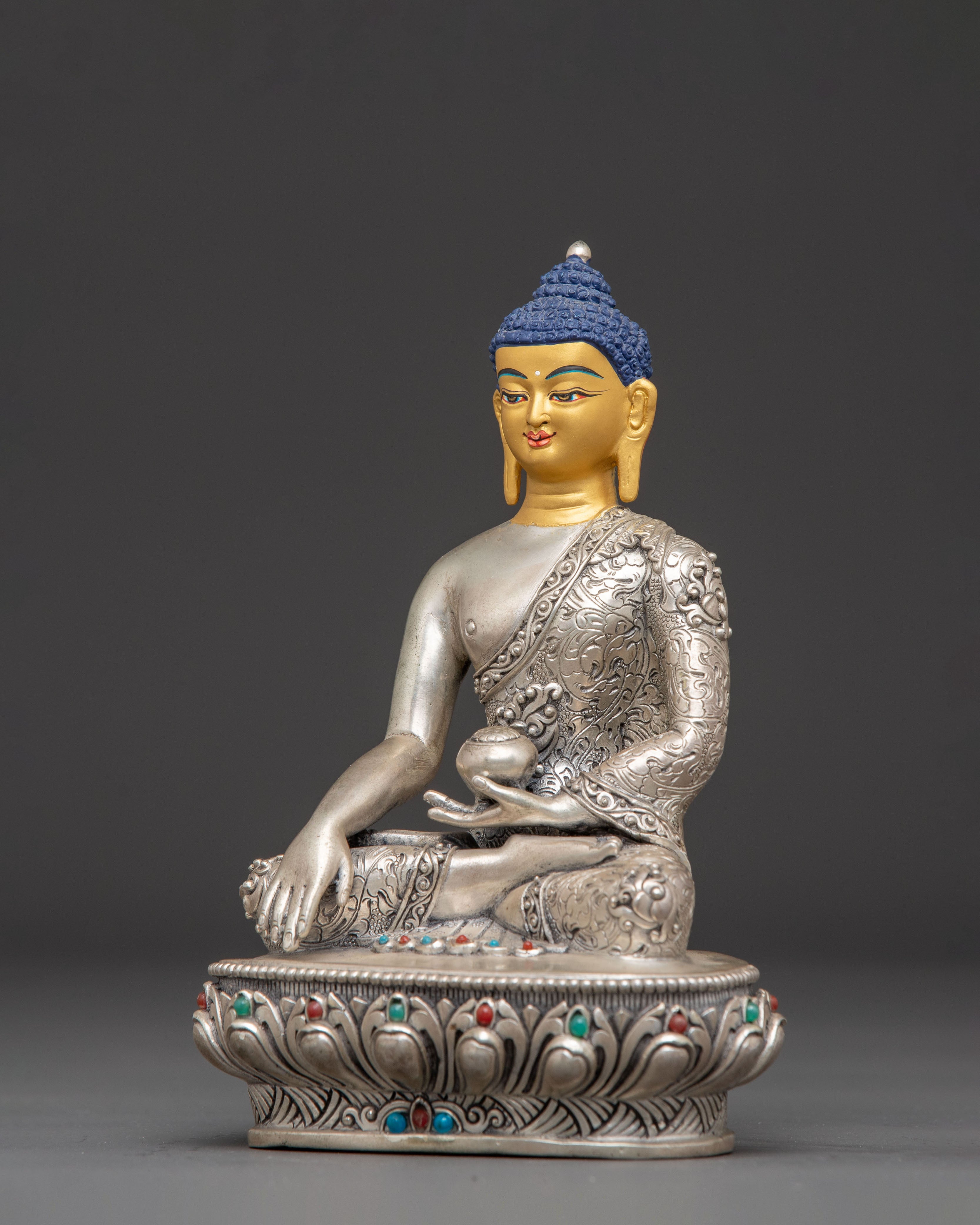 Buddha Shakyamuni Himalayan Statue | Historical Gautama Buddha