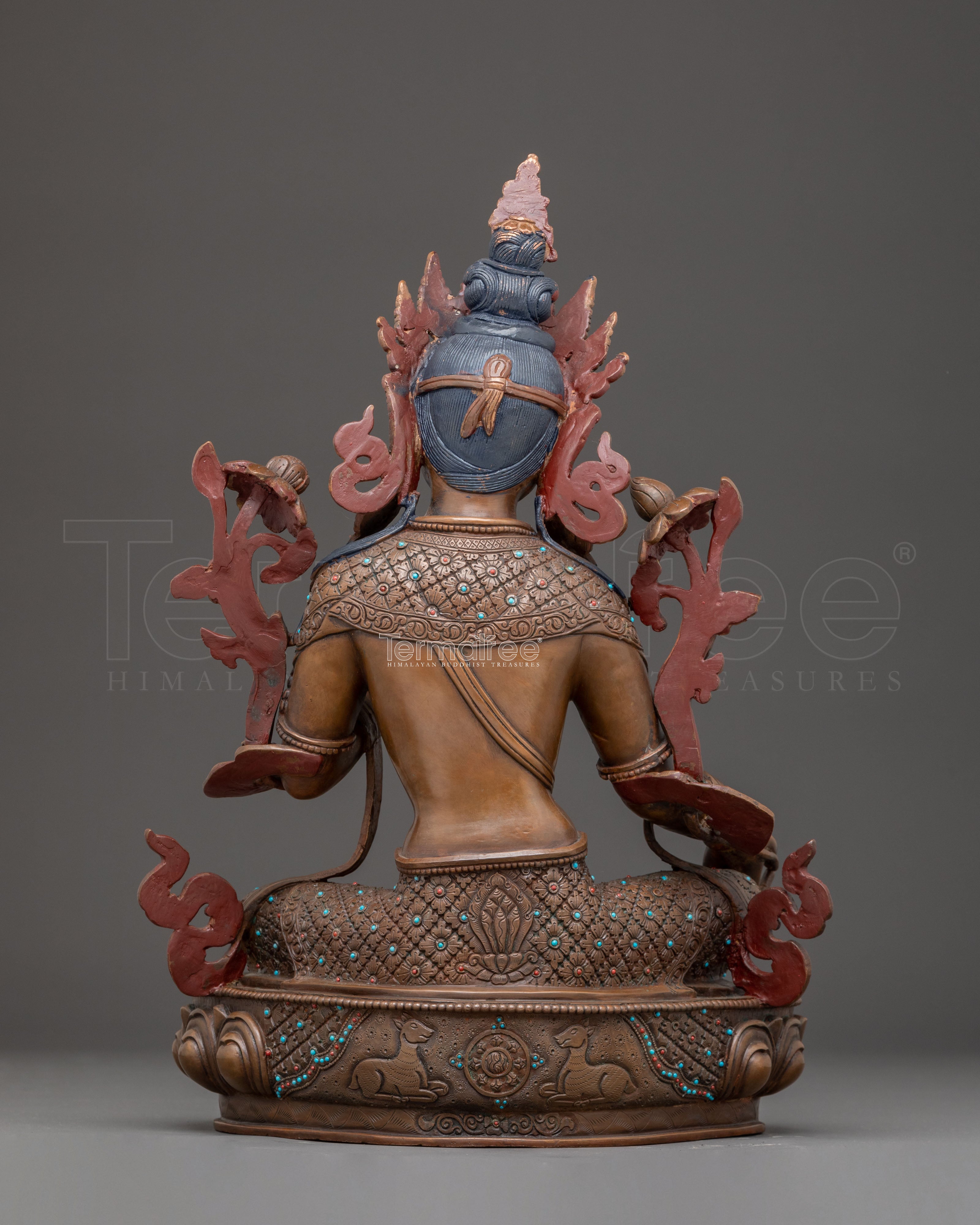 Mother Green Tara Handmade Art | Protector Goddess