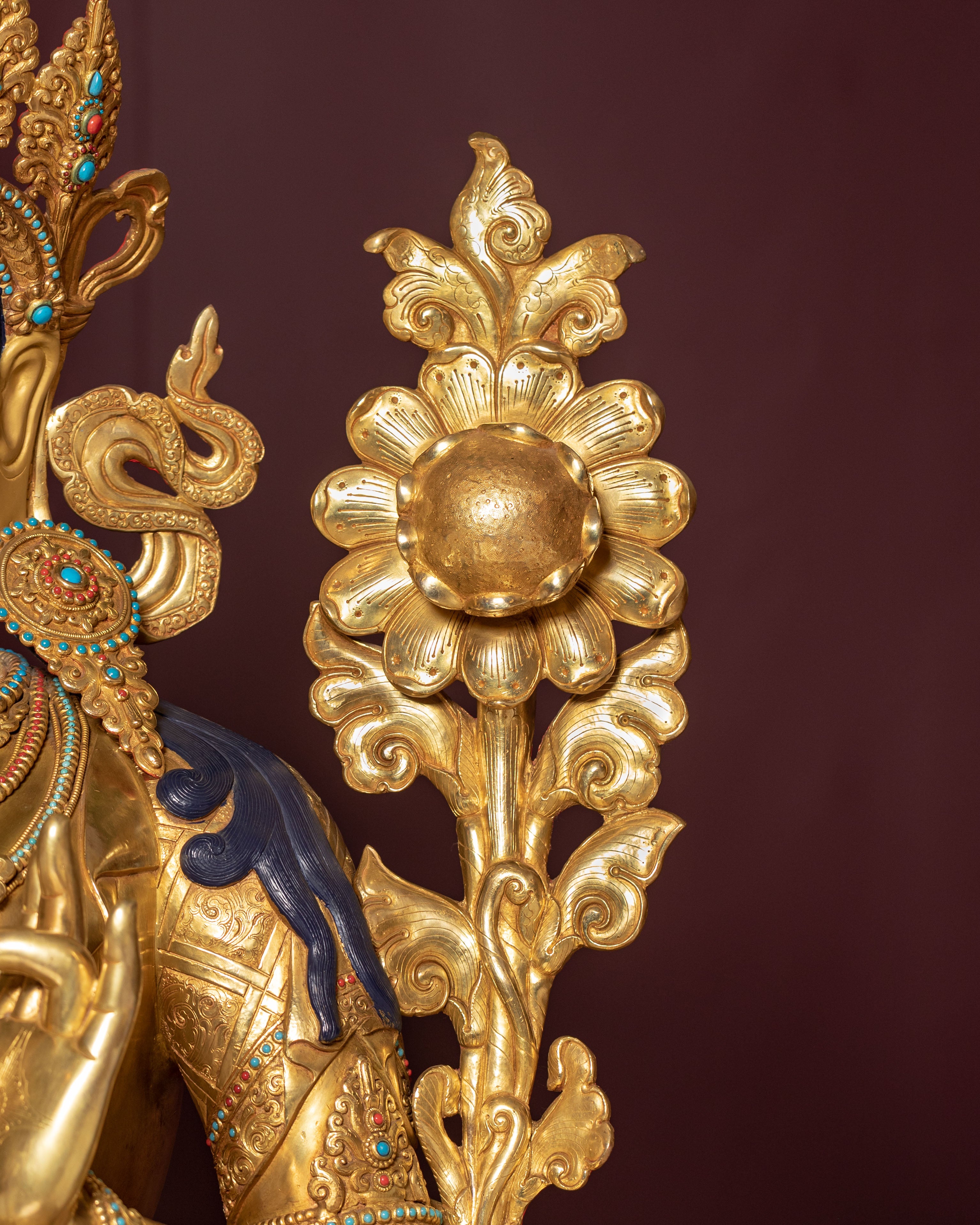 Handcrafted Liberation Mother Shyama Tara Statue: Compassion Deity