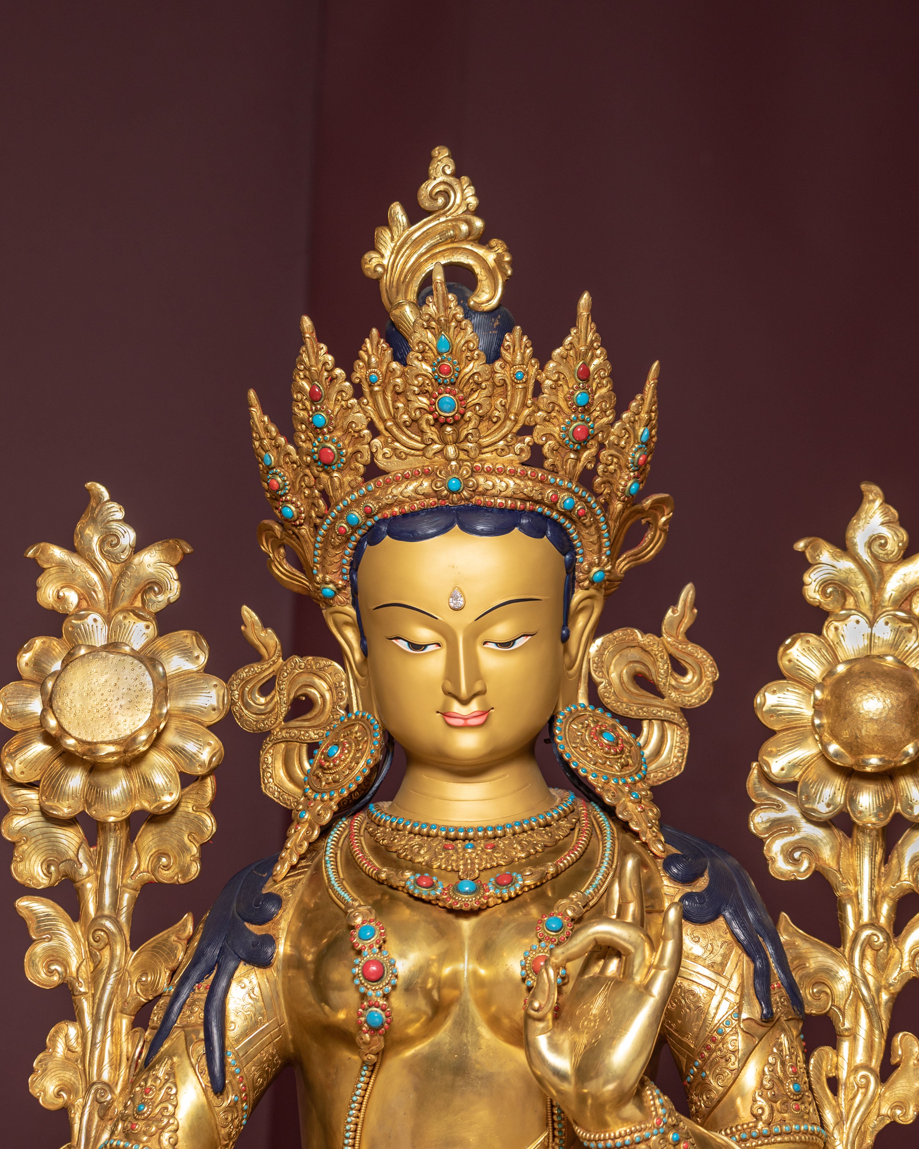 Handcrafted Liberation Mother Shyama Tara Statue: Compassion Deity