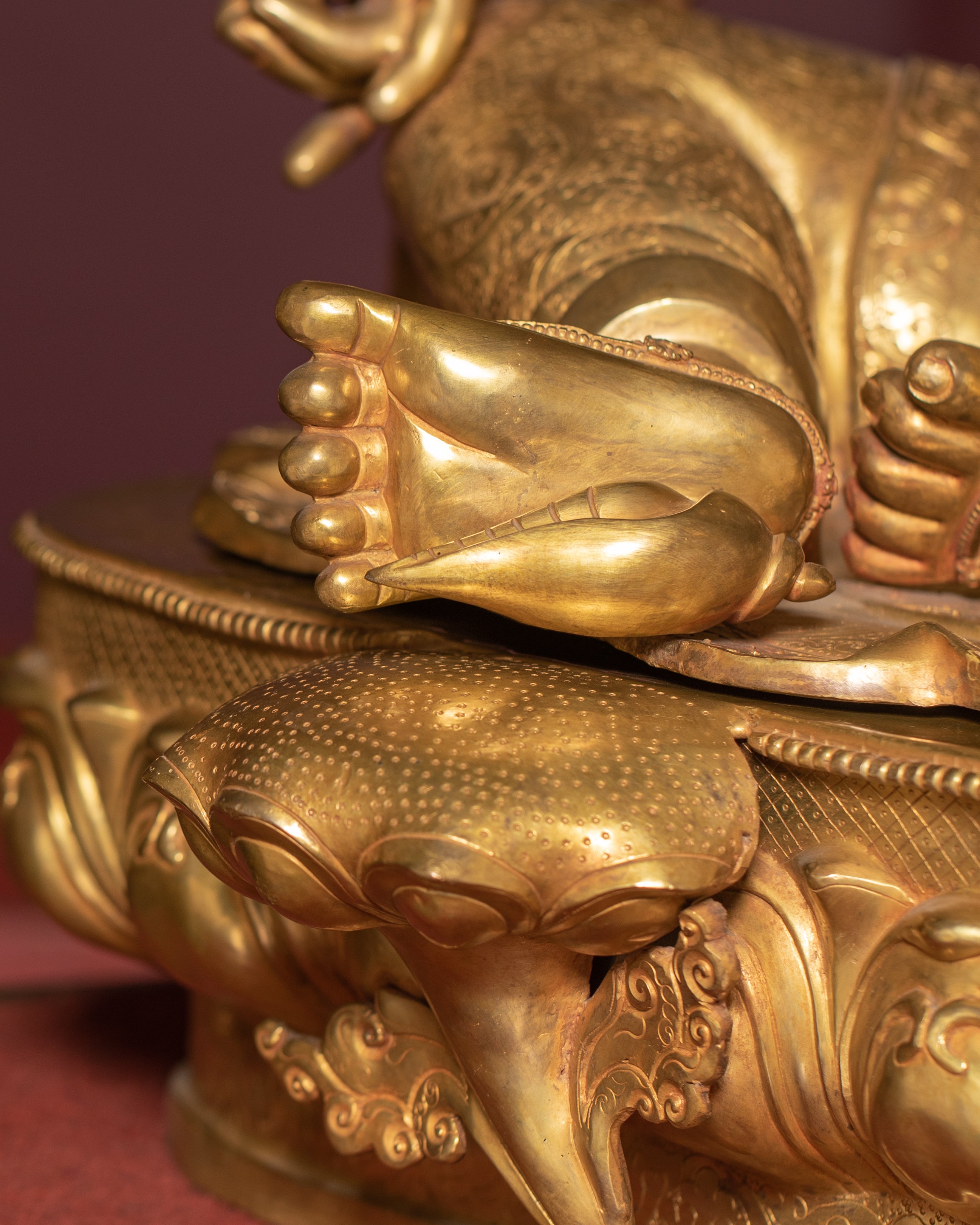 Majestic "Wealth Icon" Dzambhala Statue: Symbol of Abundance