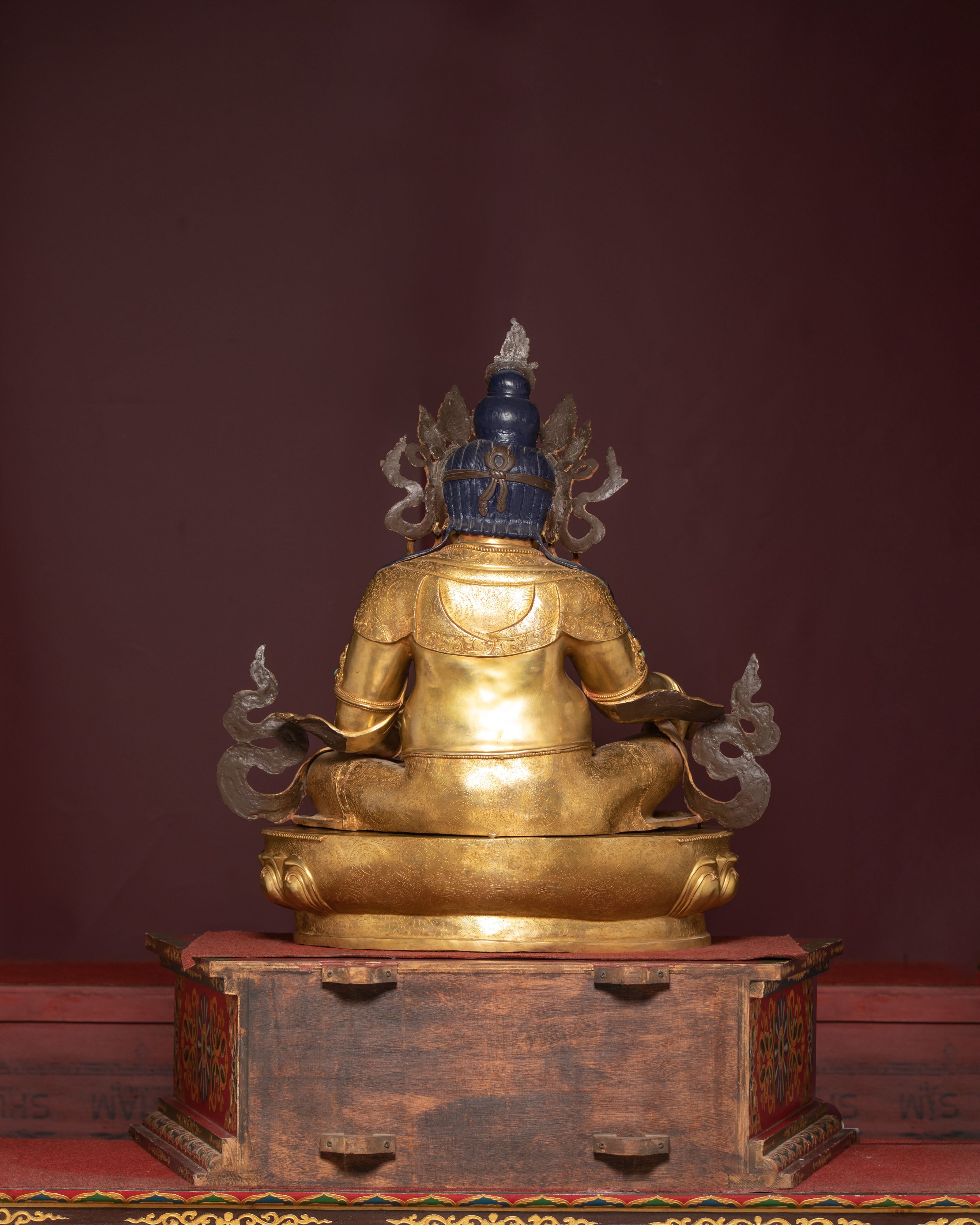 Majestic "Wealth Icon" Dzambhala Statue: Symbol of Abundance