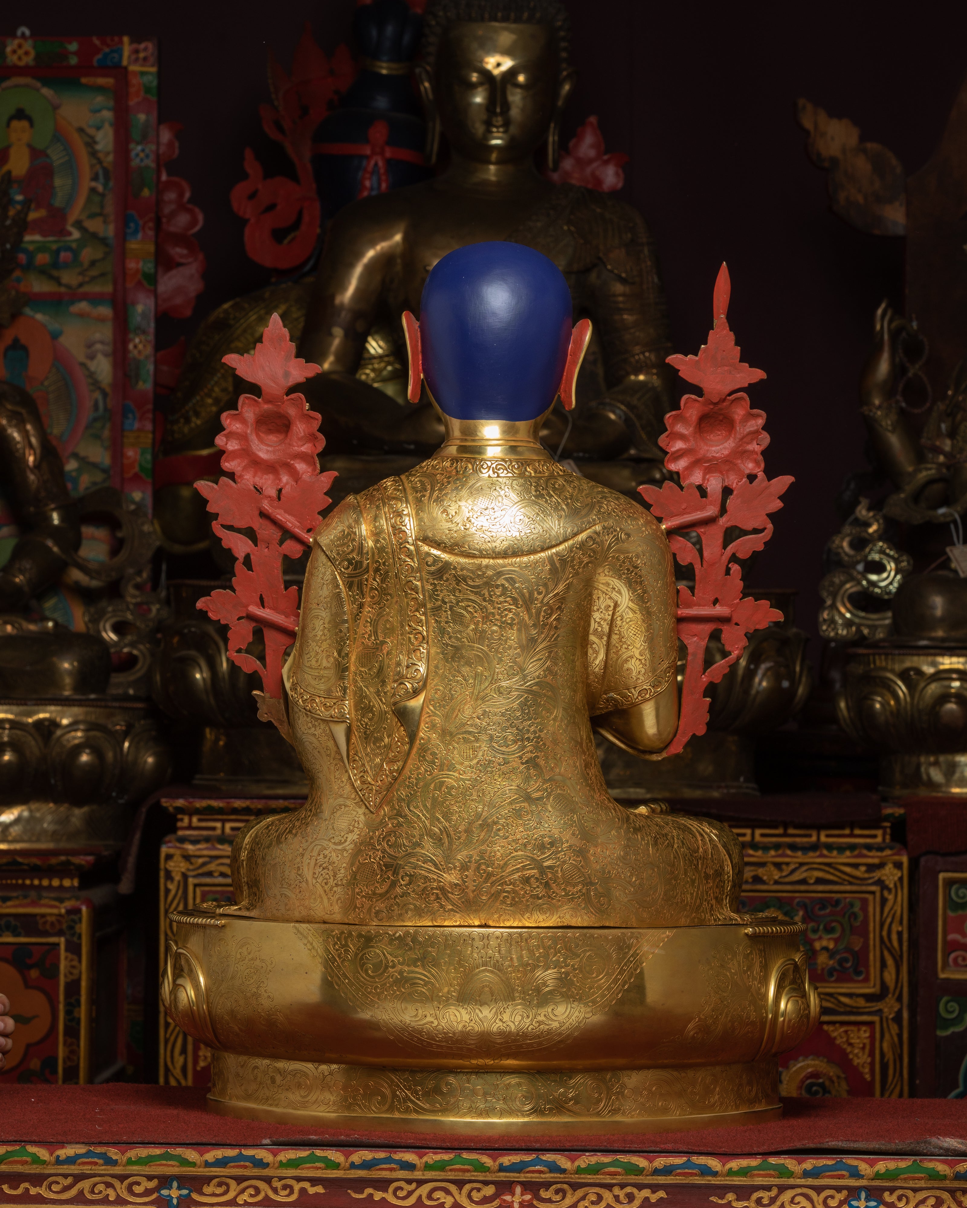 Tsongkhapa, Je Gyaltsab, and Je Khedrup Sculptures Set
