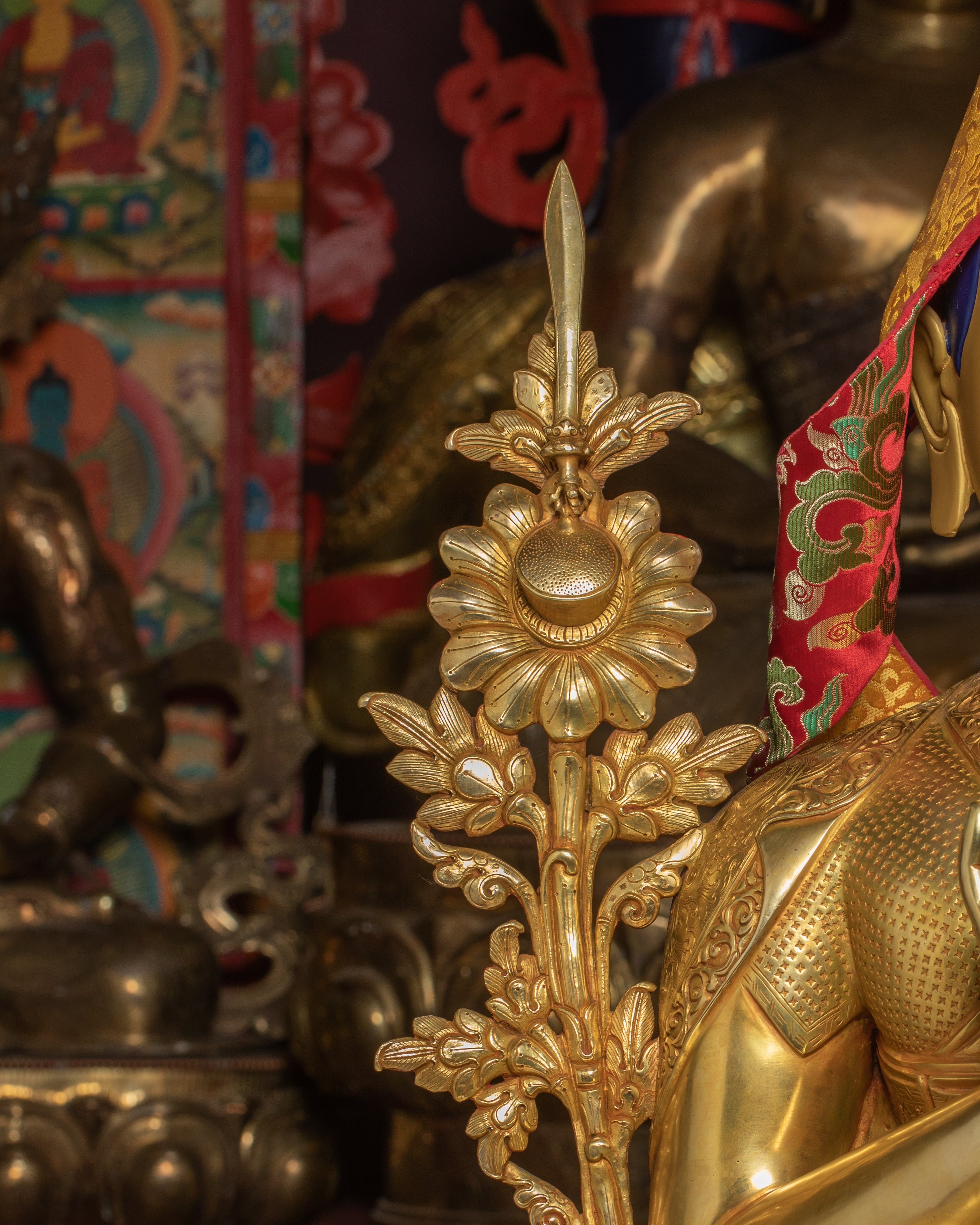 Tsongkhapa, Je Gyaltsab, and Je Khedrup Sculptures Set