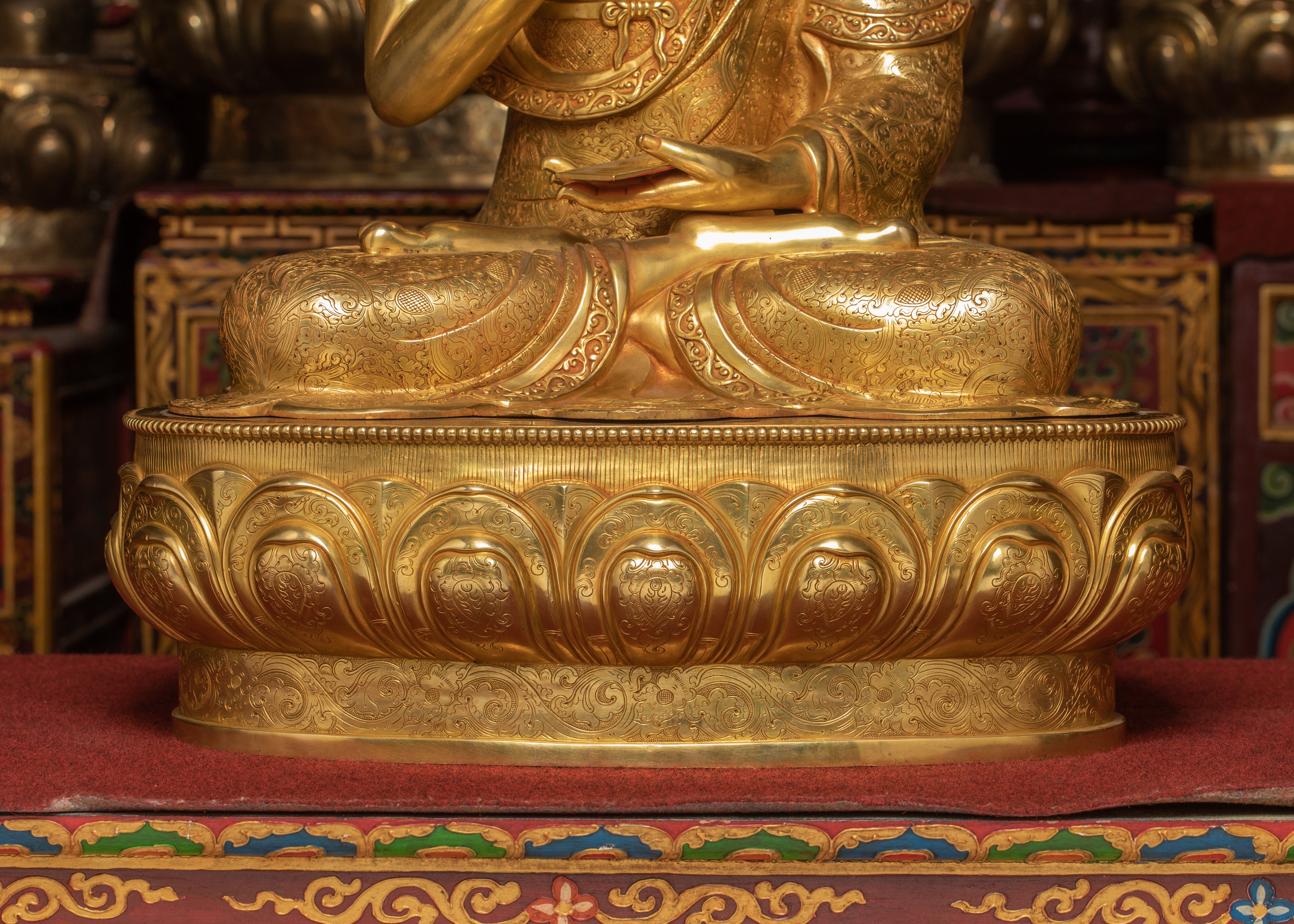 Tsongkhapa, Je Gyaltsab, and Je Khedrup Sculptures Set
