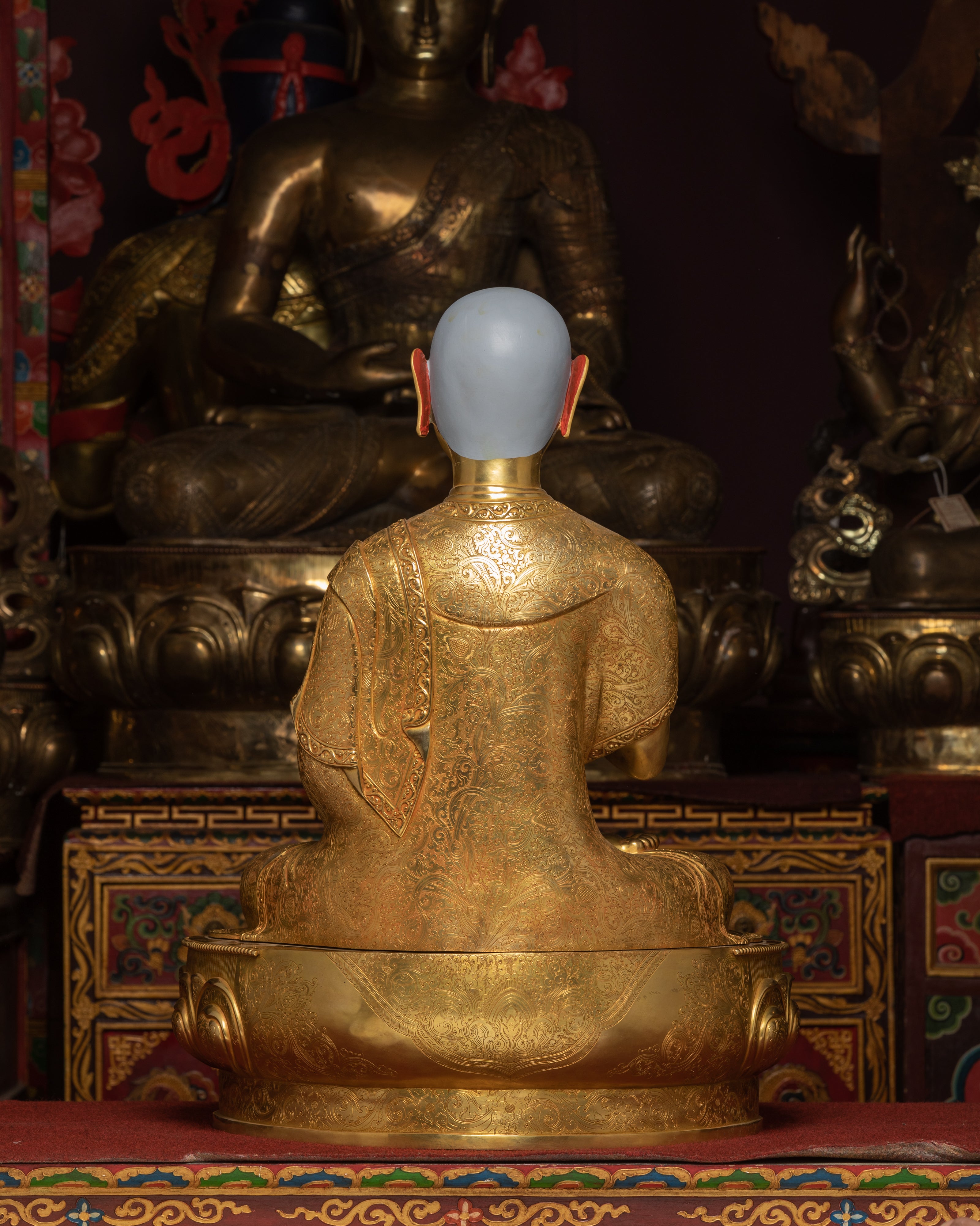 Tsongkhapa, Je Gyaltsab, and Je Khedrup Sculptures Set