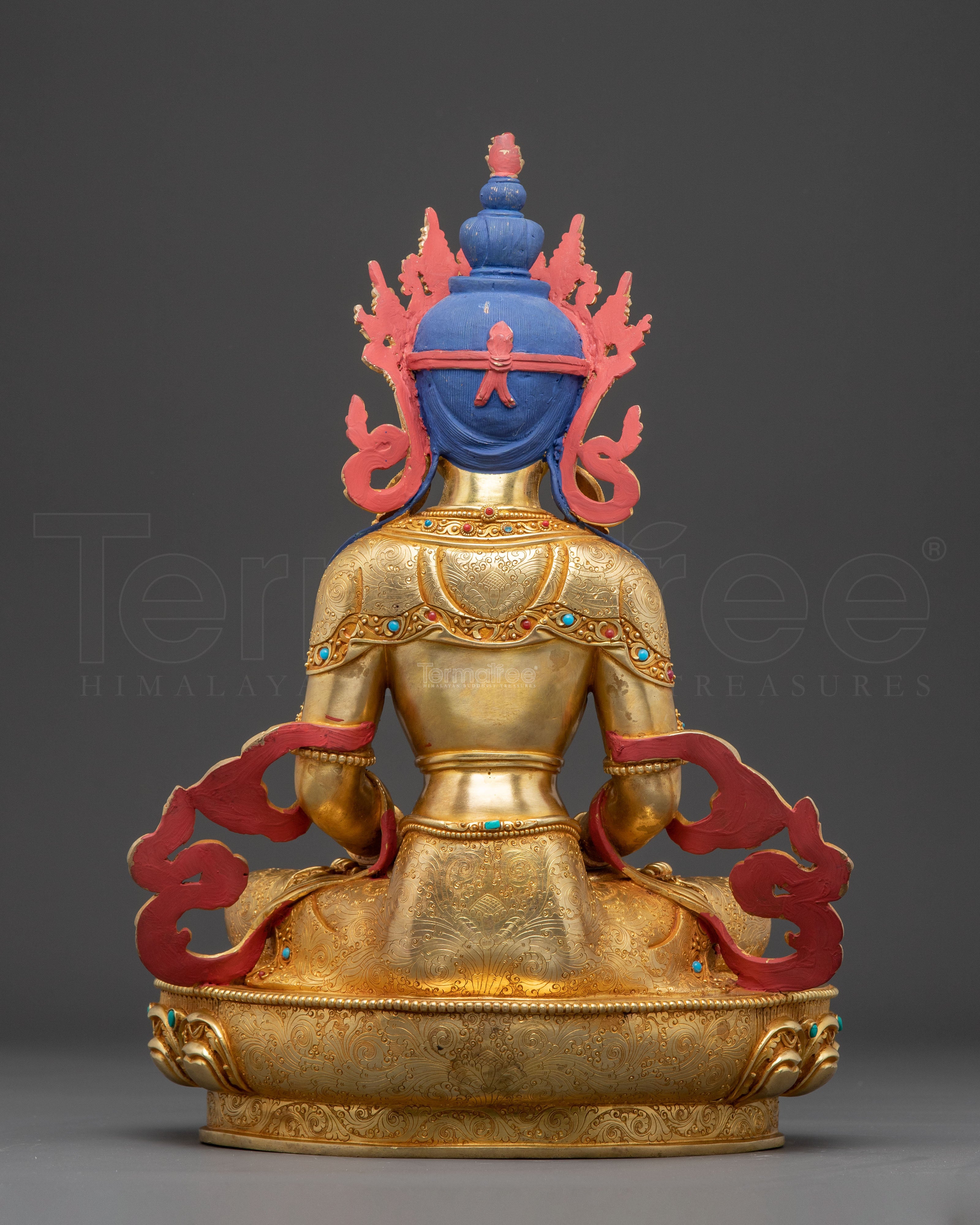 Longevity Buddha Amitayus Handmade Statue | Buddha of Infinite Life