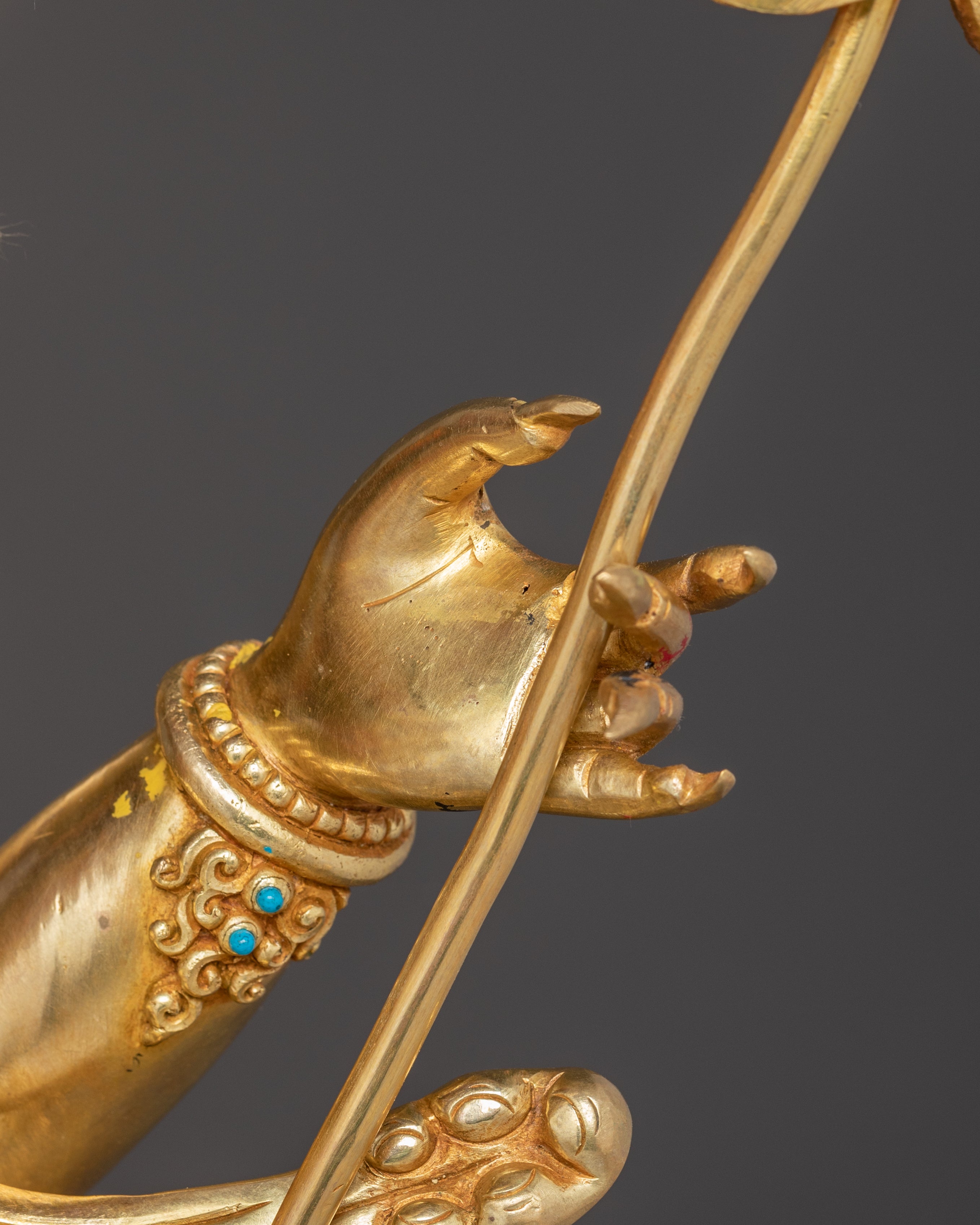 Four Armed Mahakala Handmade Copper Statue | Protector of the Dharma