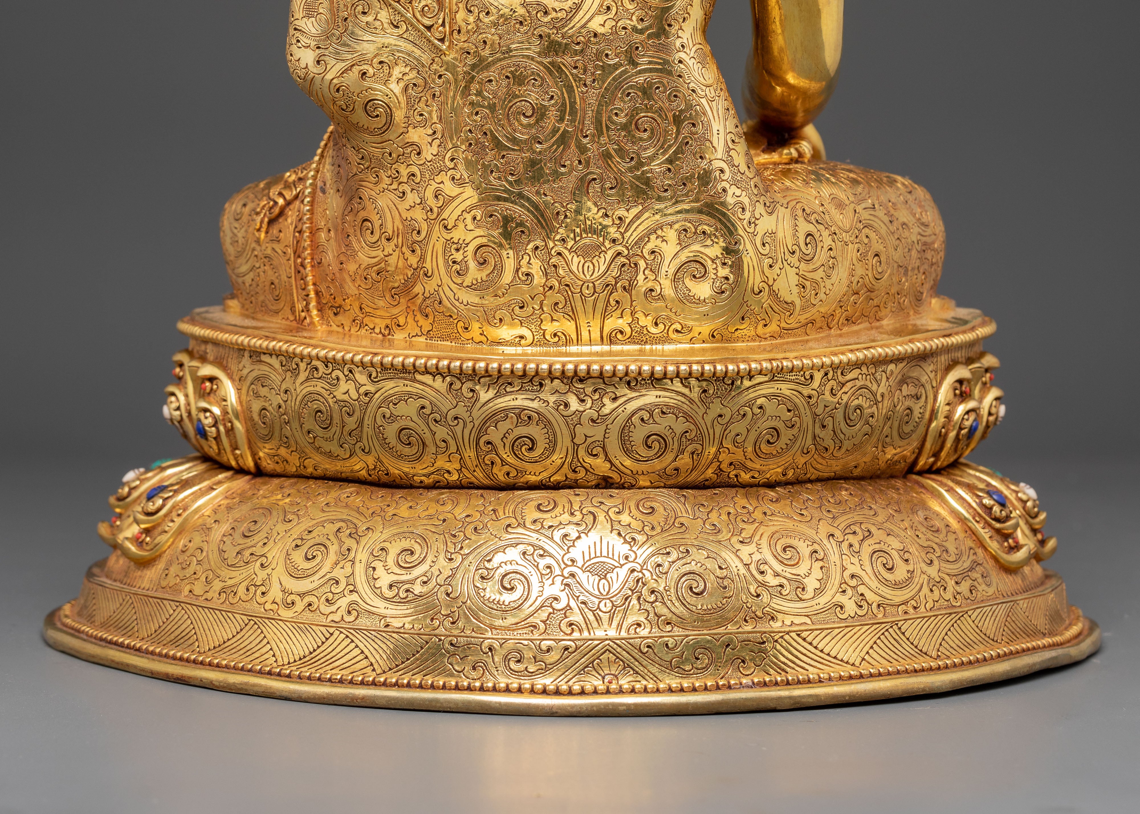 Himalayan Golden Shakyamuni Buddha Handmade Art | Historical Buddha