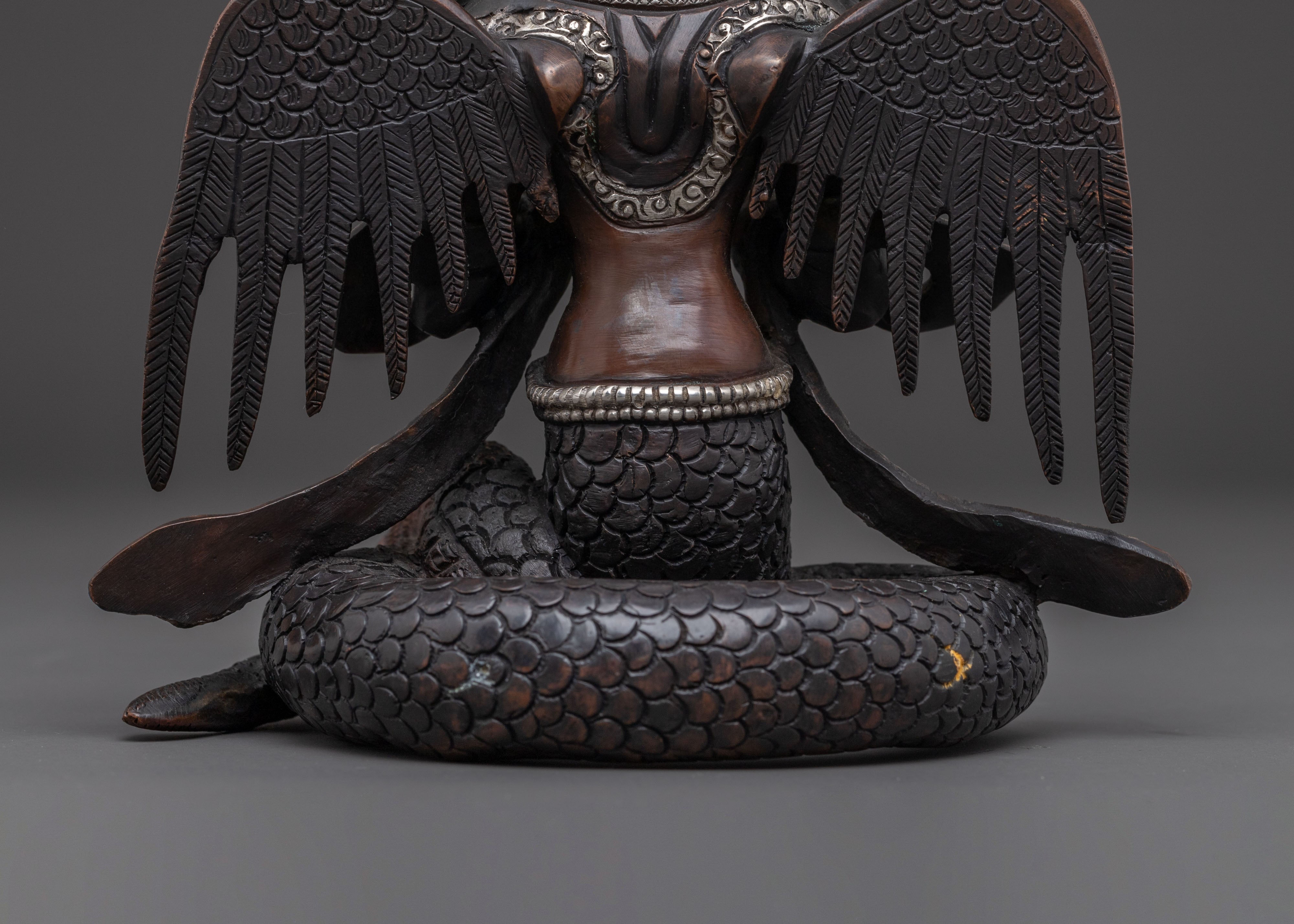 Handmade Sacred Naga Kanya Sculpture | Traditional Himalayan Art