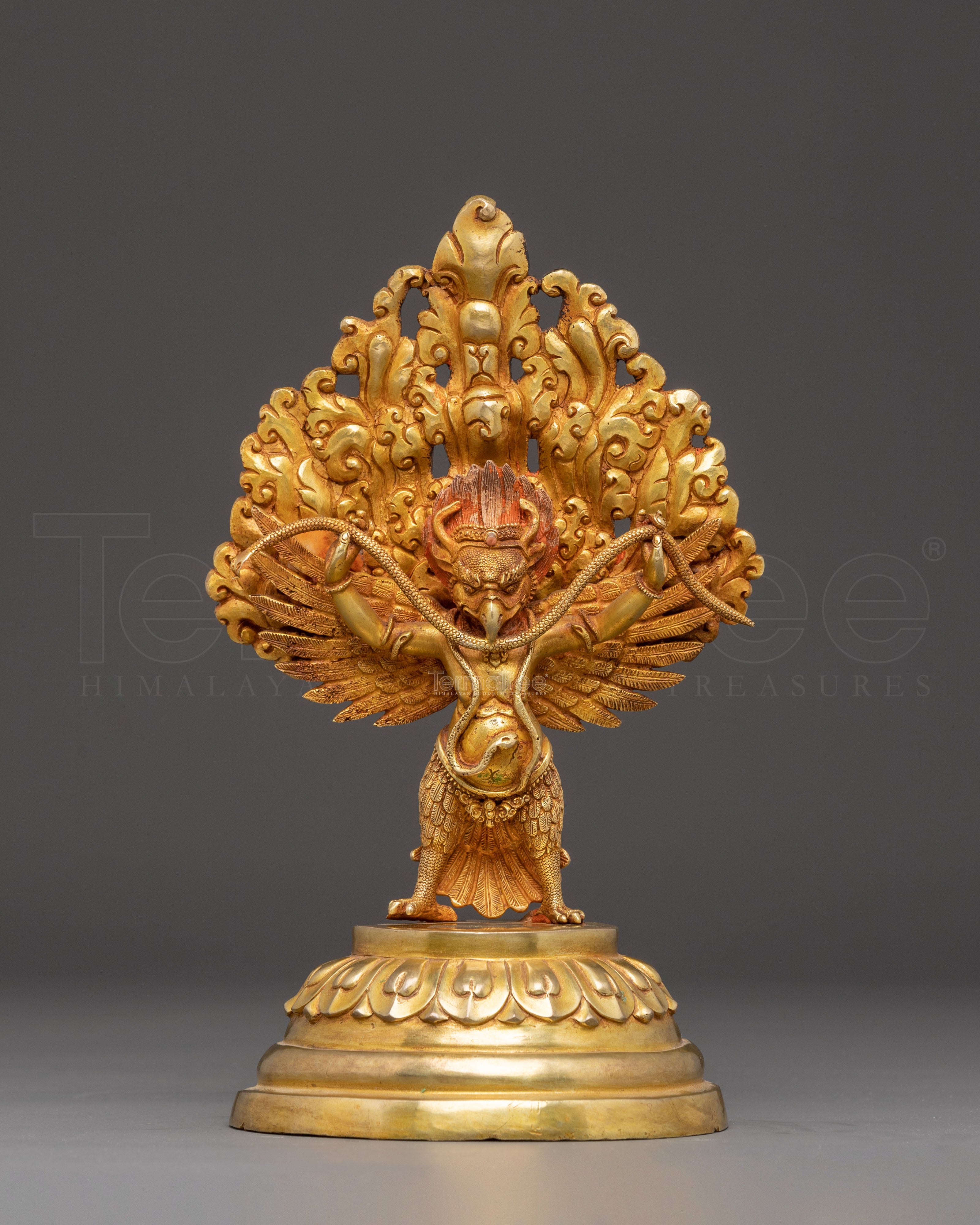 Handcrafted Garuda Statue: Protector Deity of Vajrayana