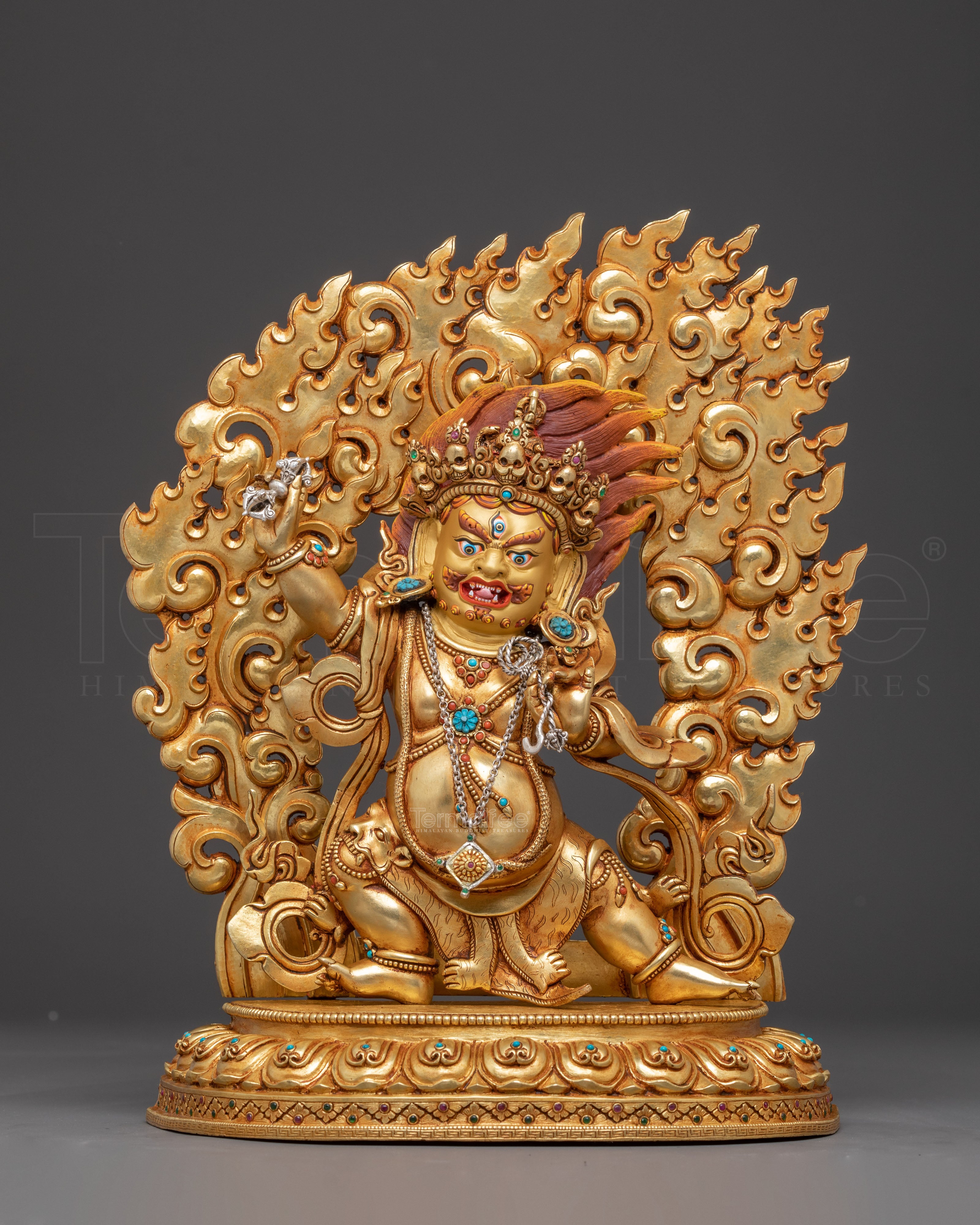 Sculpture of Wrathful Bodhisattva Vajrapani | Vajrayana Protector
