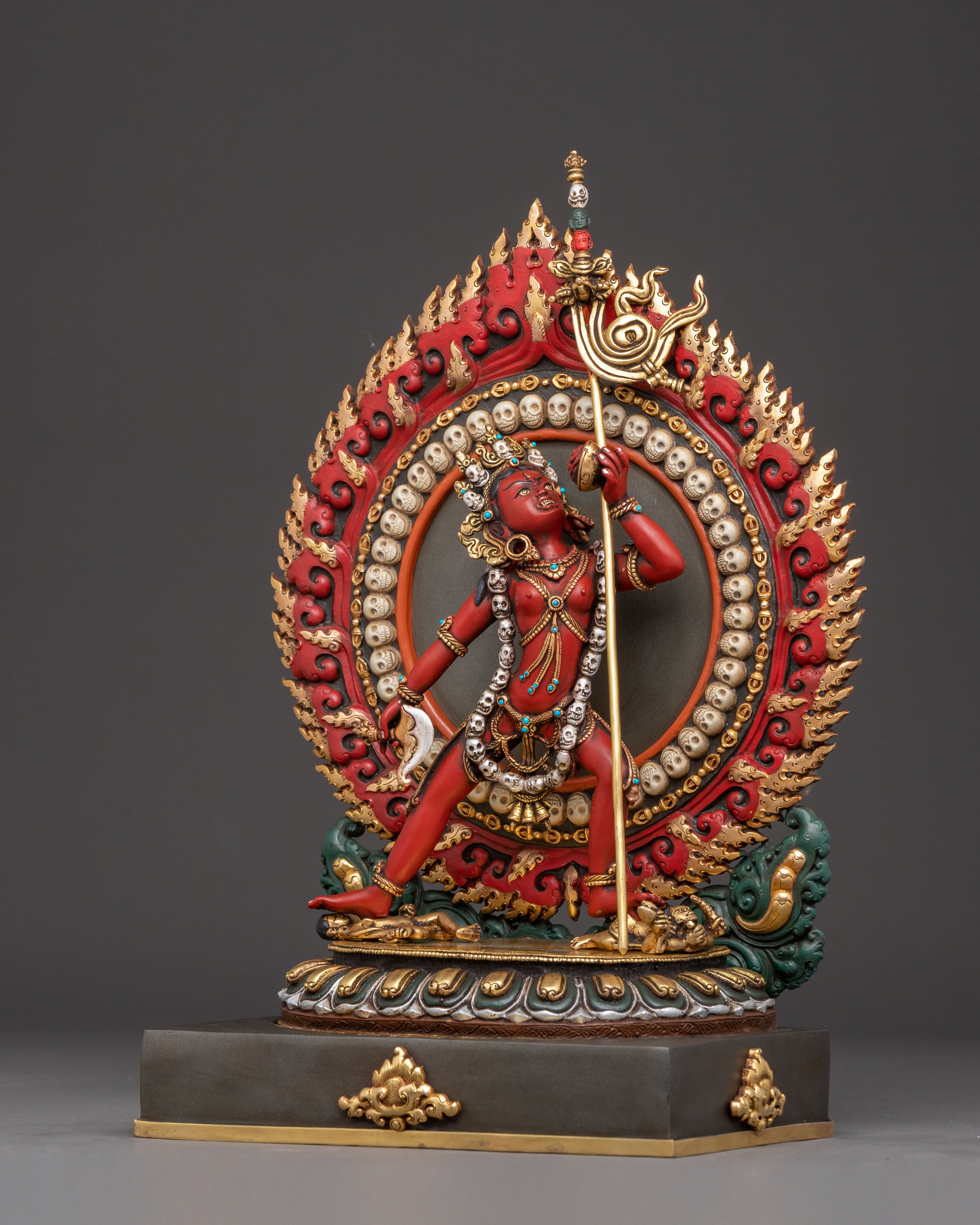 Handcrafted Vajrayogini Art, Goddess of Transformation | Tantric Feminine Power