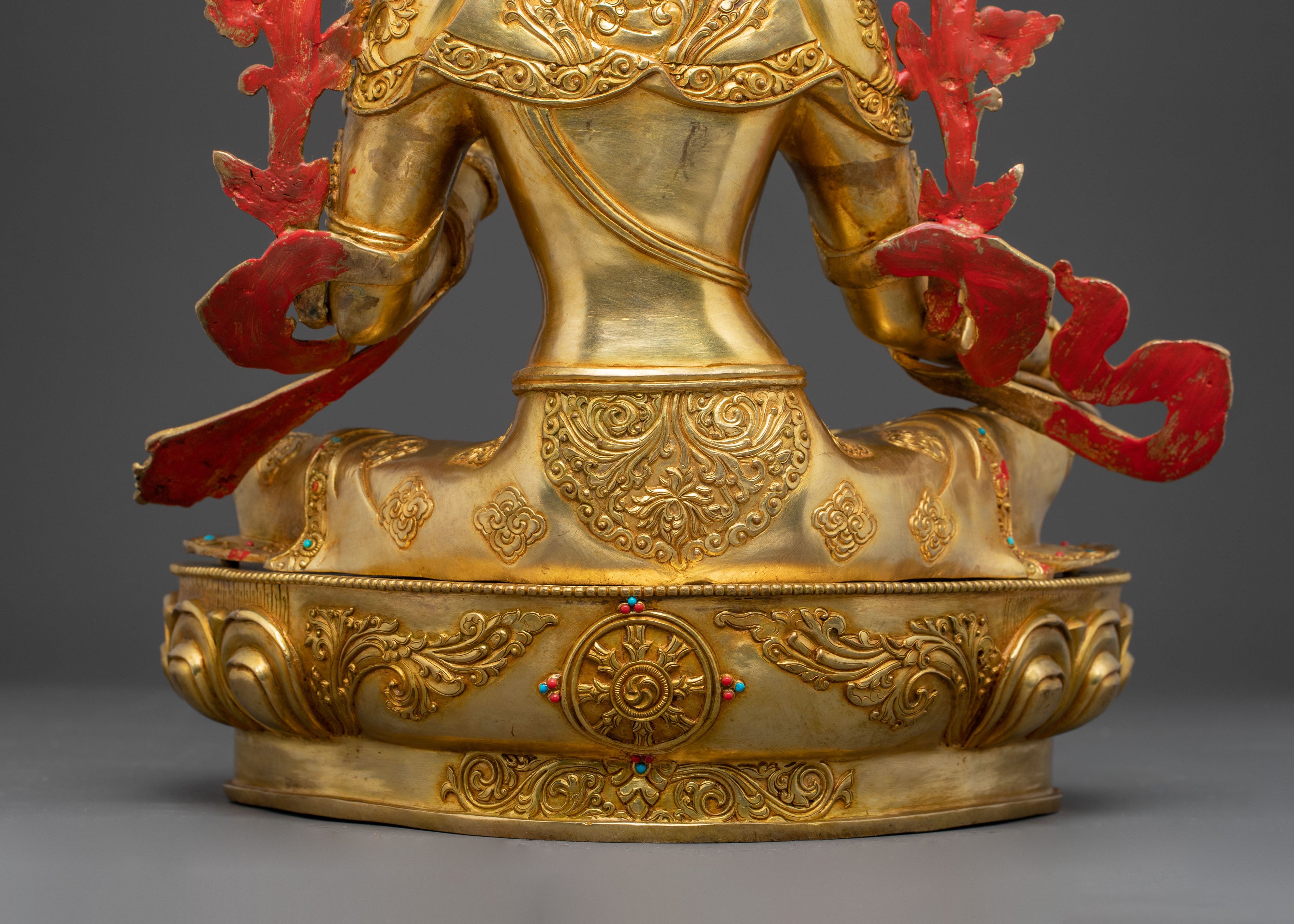 Handcrafted Beautiful Statue of Mother Green Tara | Buddhist Goddess of Compassion