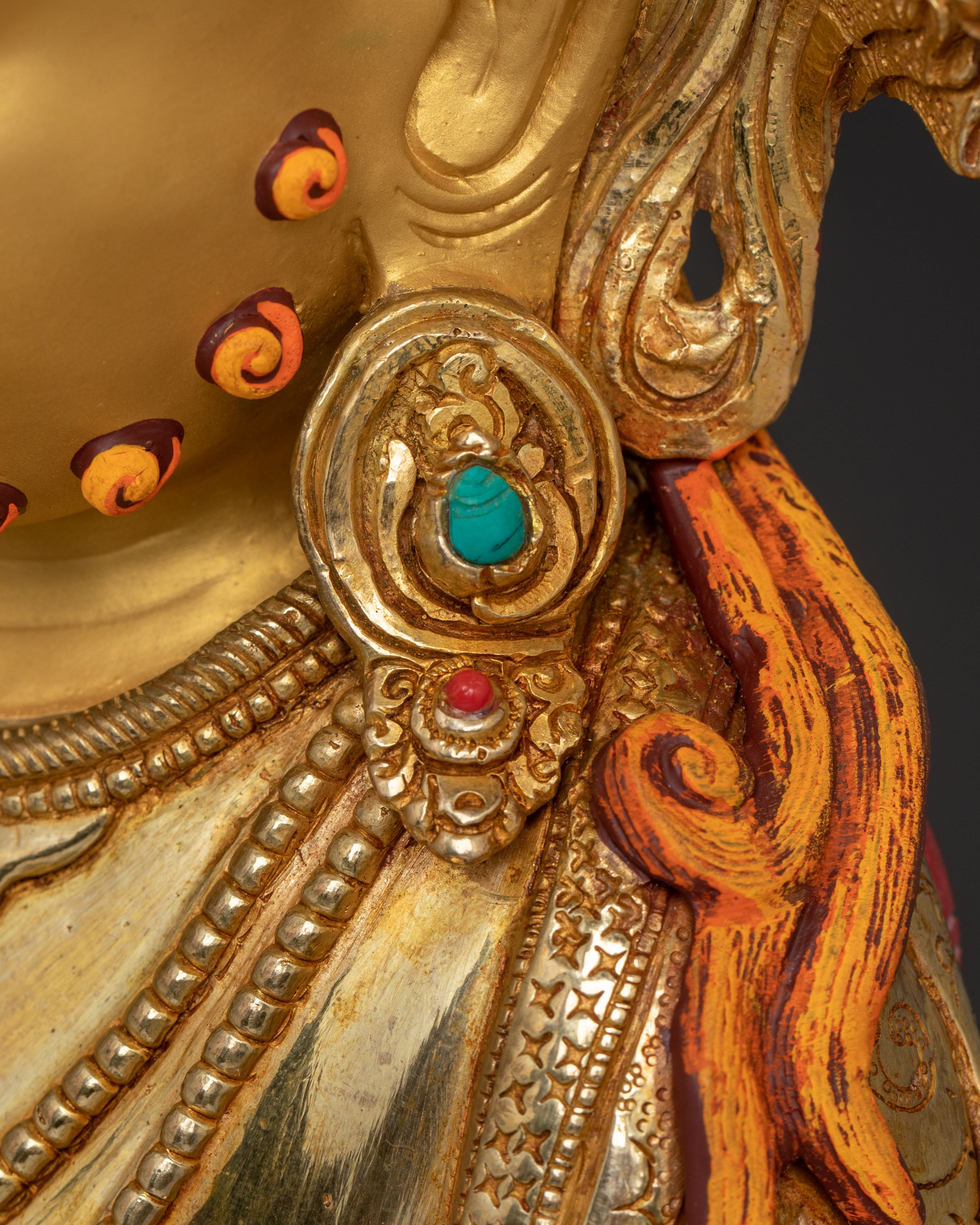 Radiant Statue of Dzambhala, Buddhist Wealth Deity | Abundance, Prosperity