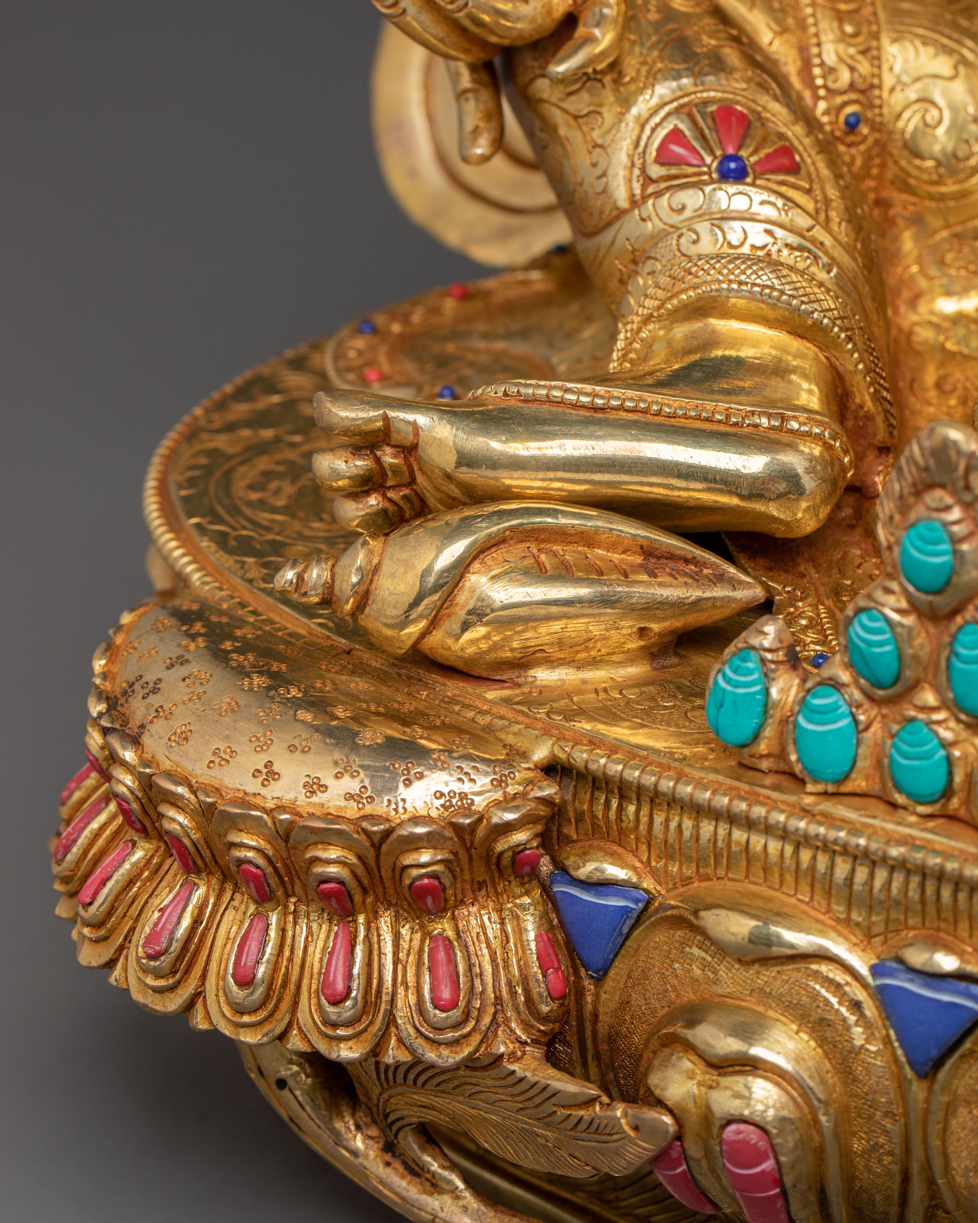 Radiant Statue of Dzambhala, Buddhist Wealth Deity | Abundance, Prosperity