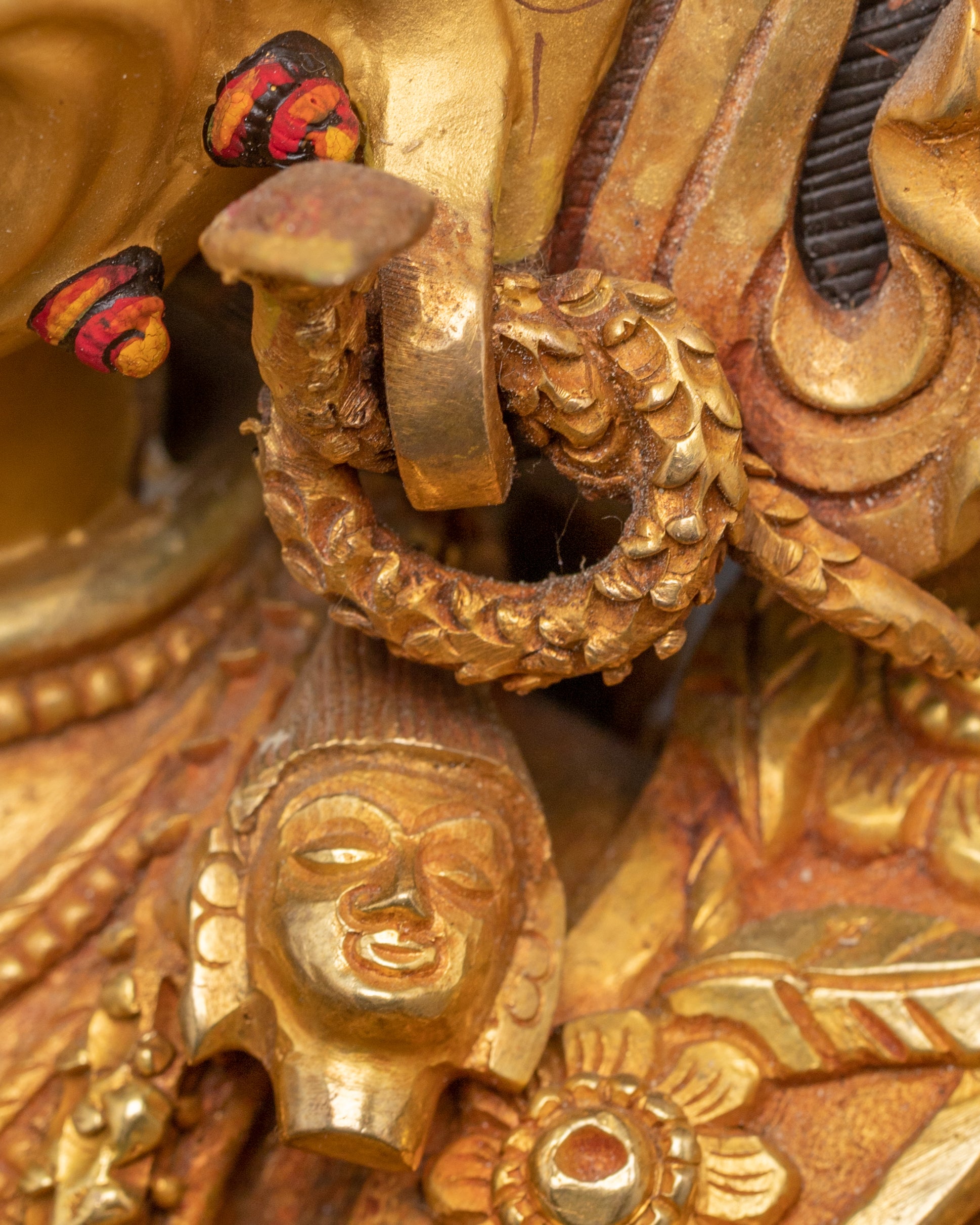 Six-Armed Mahakala Tantric Protector Statue | Tibetan Buddhist Art
