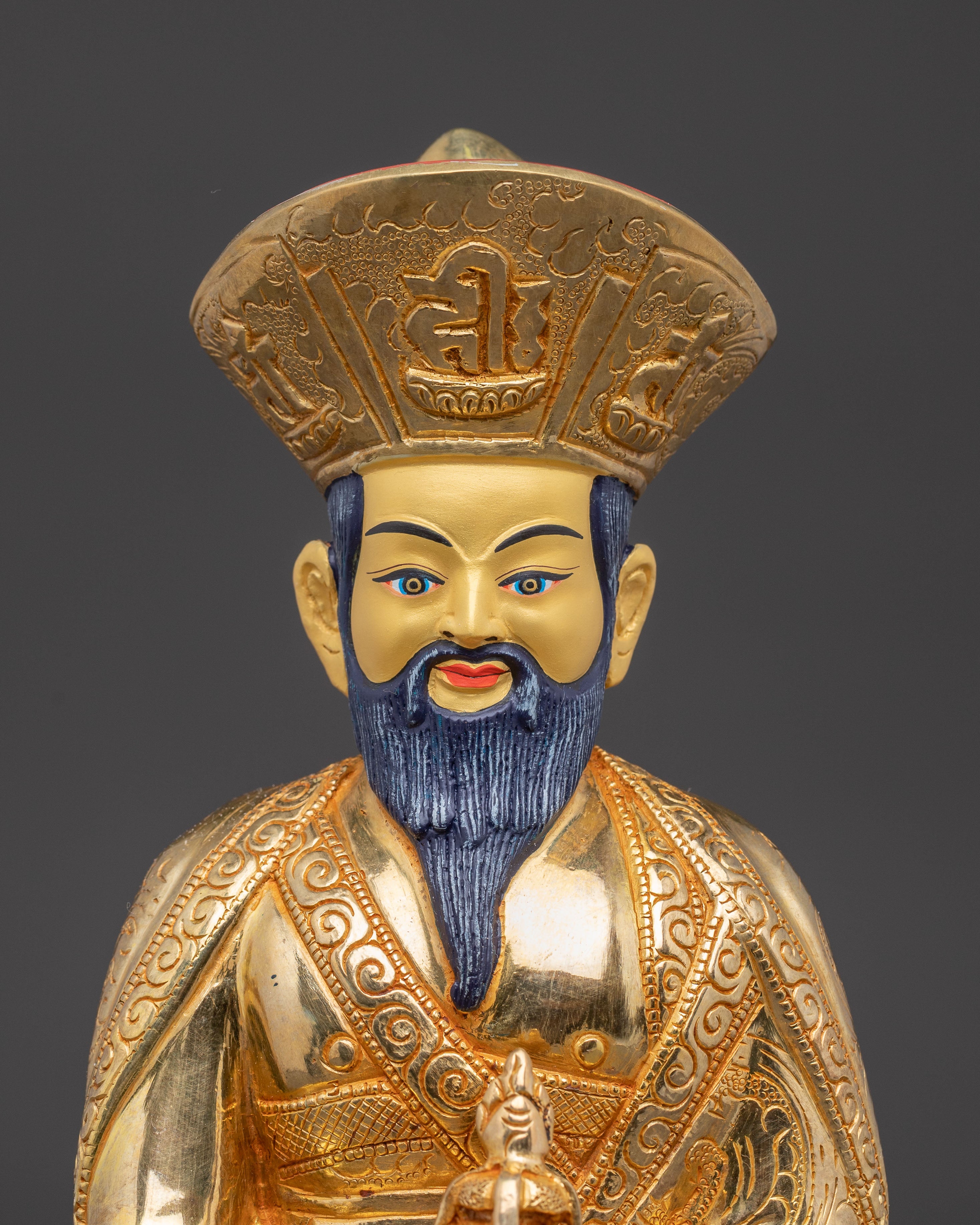 Handcrafted Guru Shapdum Sculpture | Meditation Altar Decor