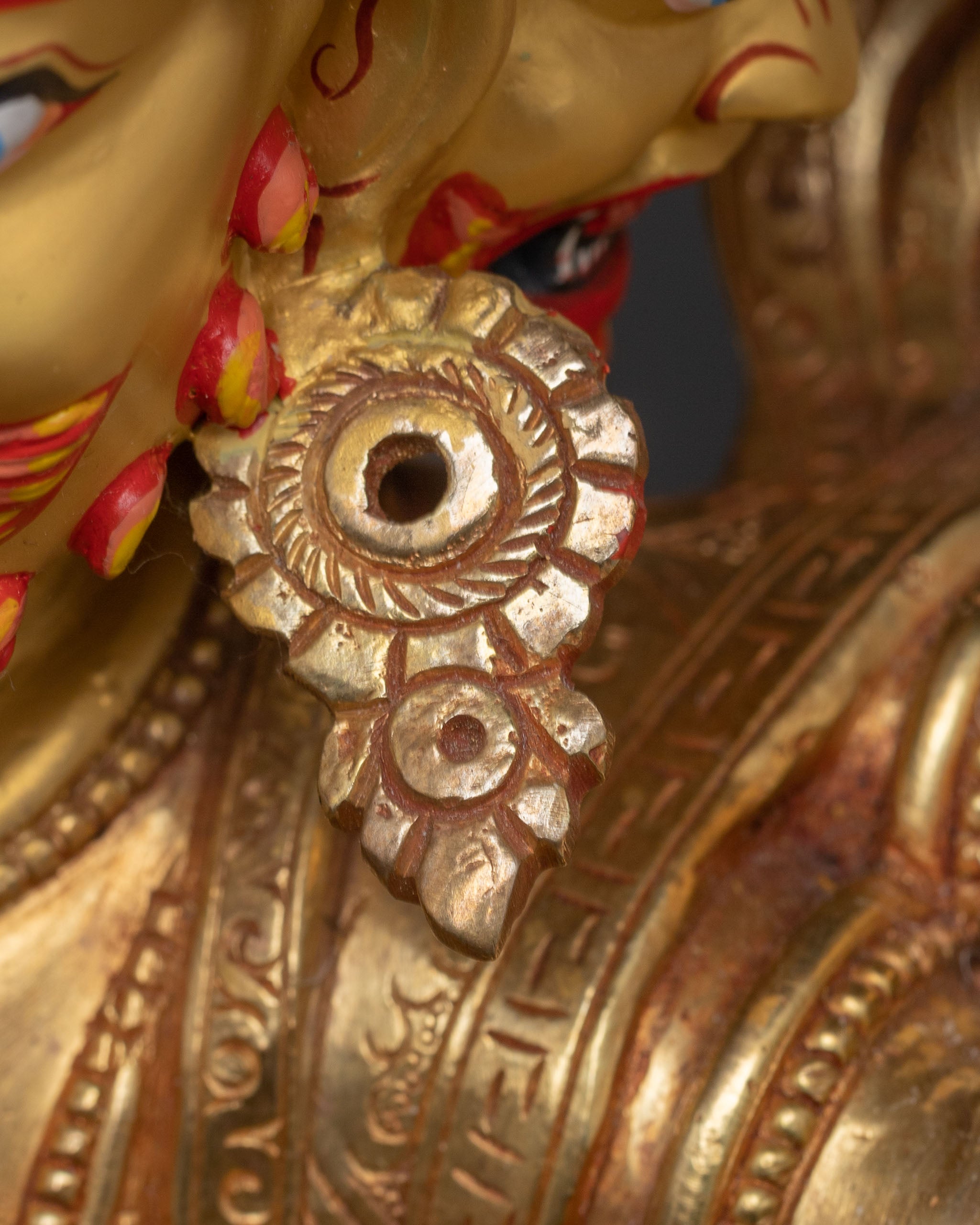 Pehar Gyalpo Statue: Protector of the Dharma | Wrathful Tibetan Deity