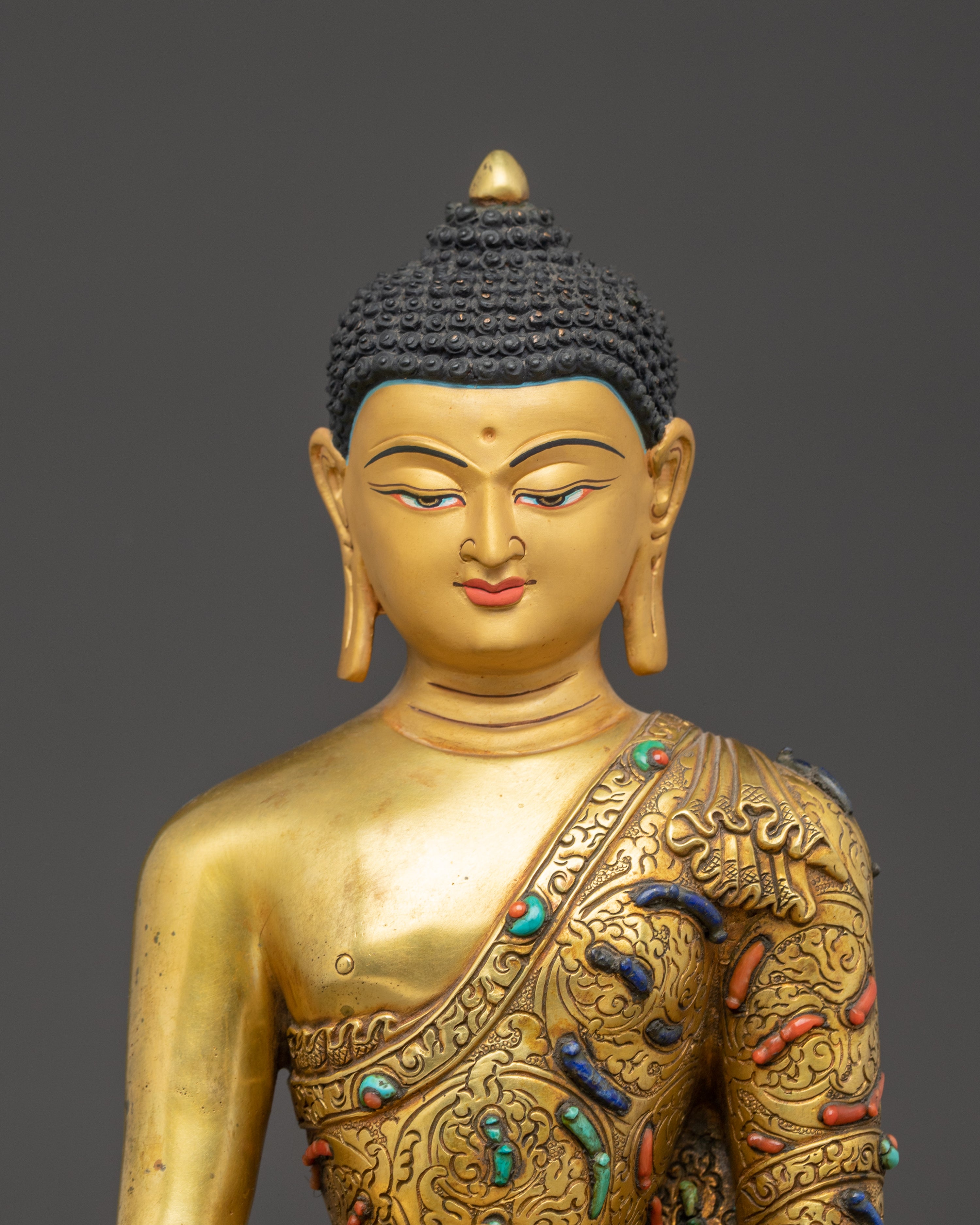Handcrafted Buddha Shakyamuni Sculpture | Enlightened Sage of the Shakya Clan
