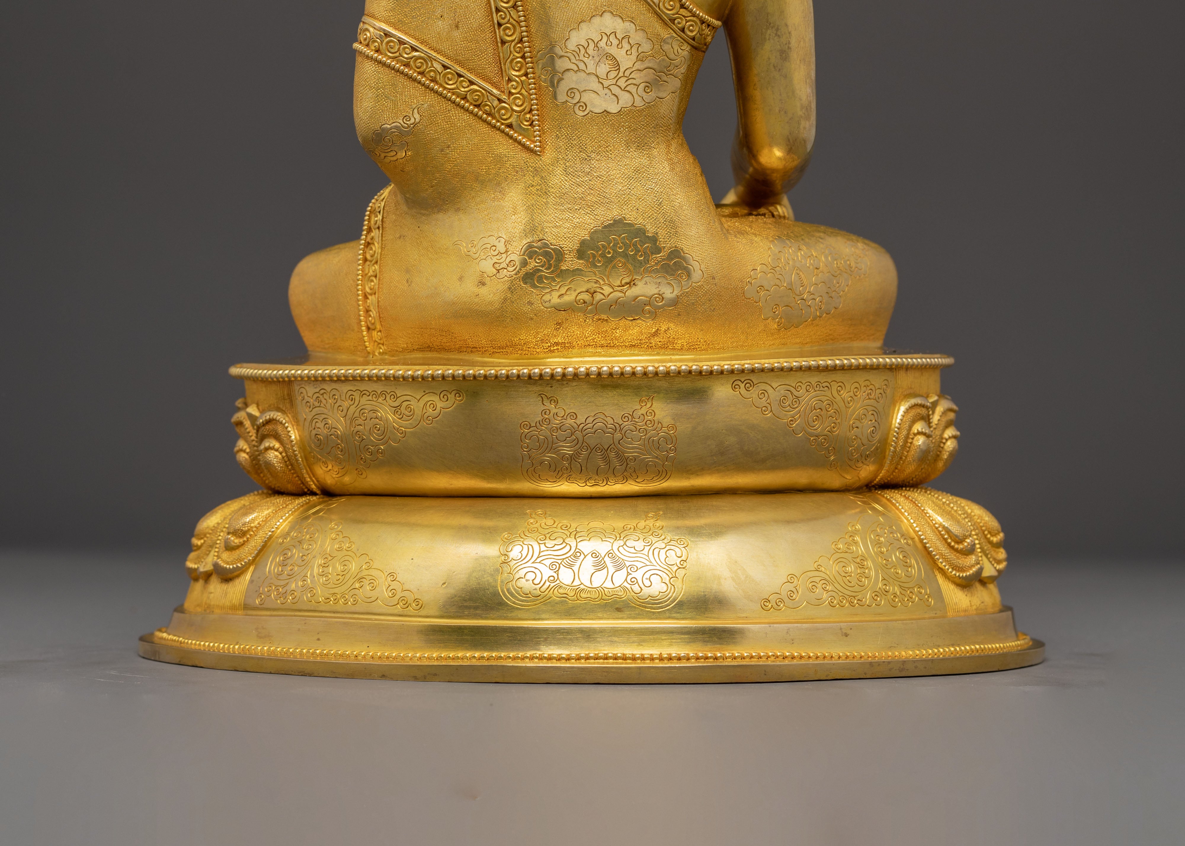 Historical Shakyamuni Buddha Golden Statue | Gautama Buddha