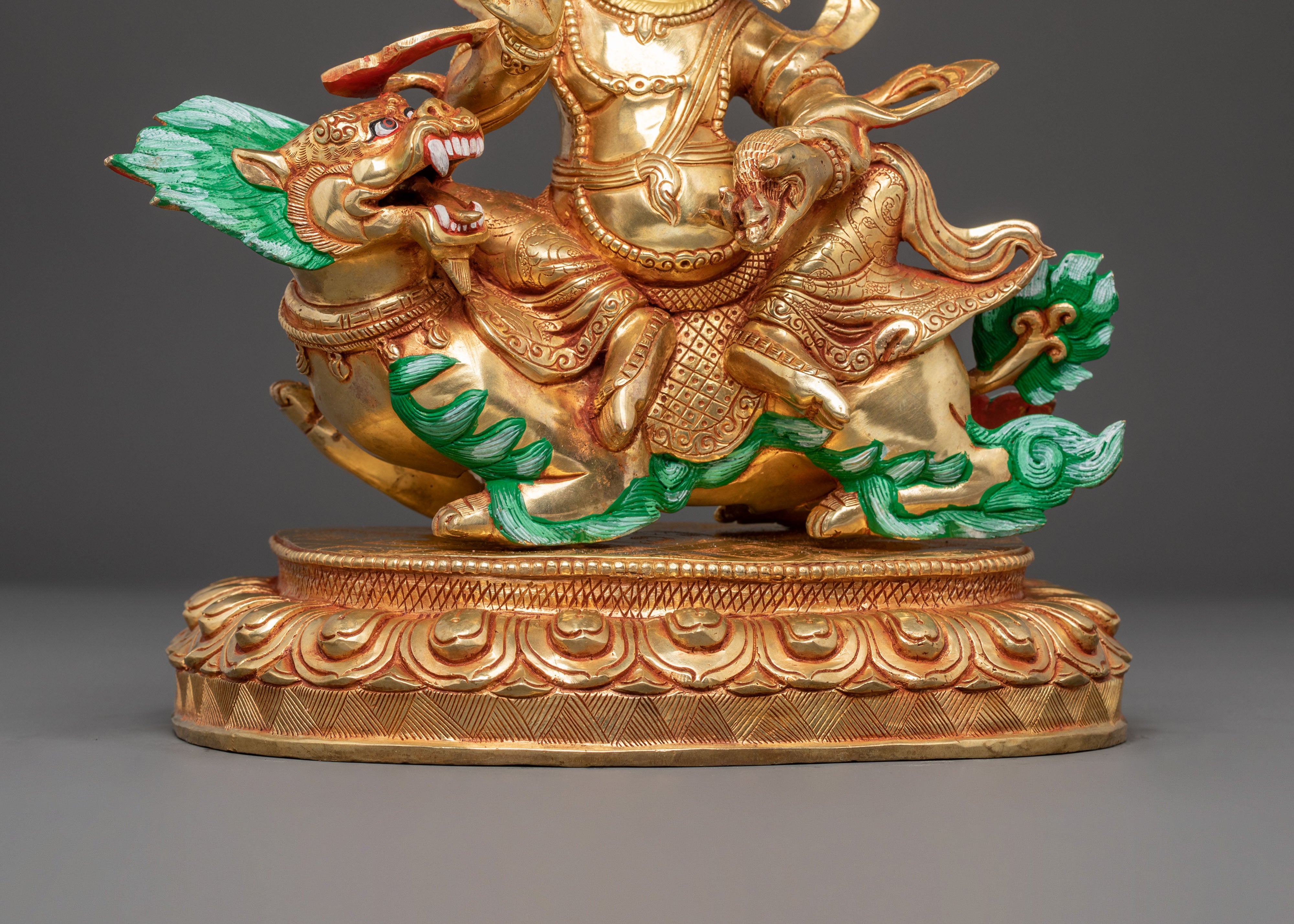 Golden Namtoshe Statue: Guardian of the North