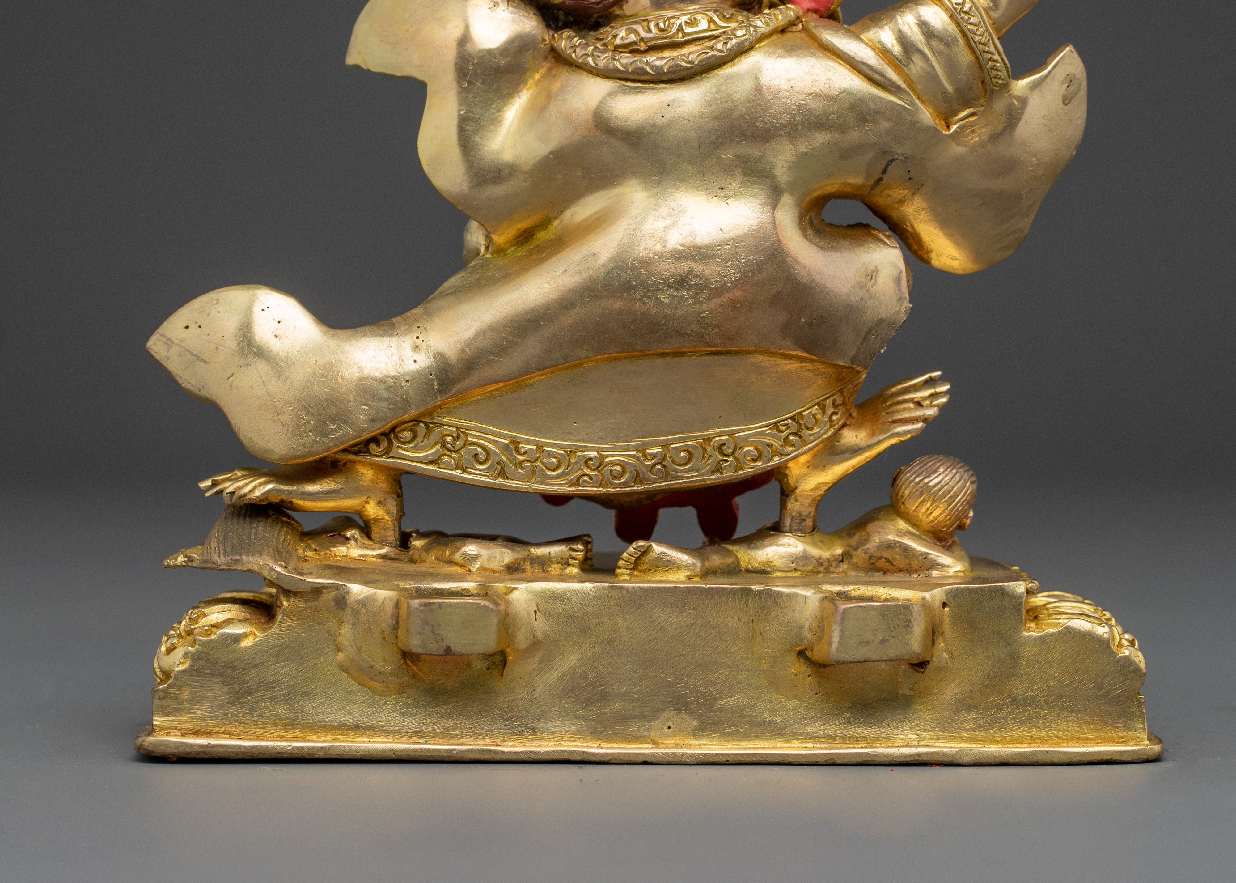 Mahakala Bernagchen Statue: The Black Cloaked Mahakala