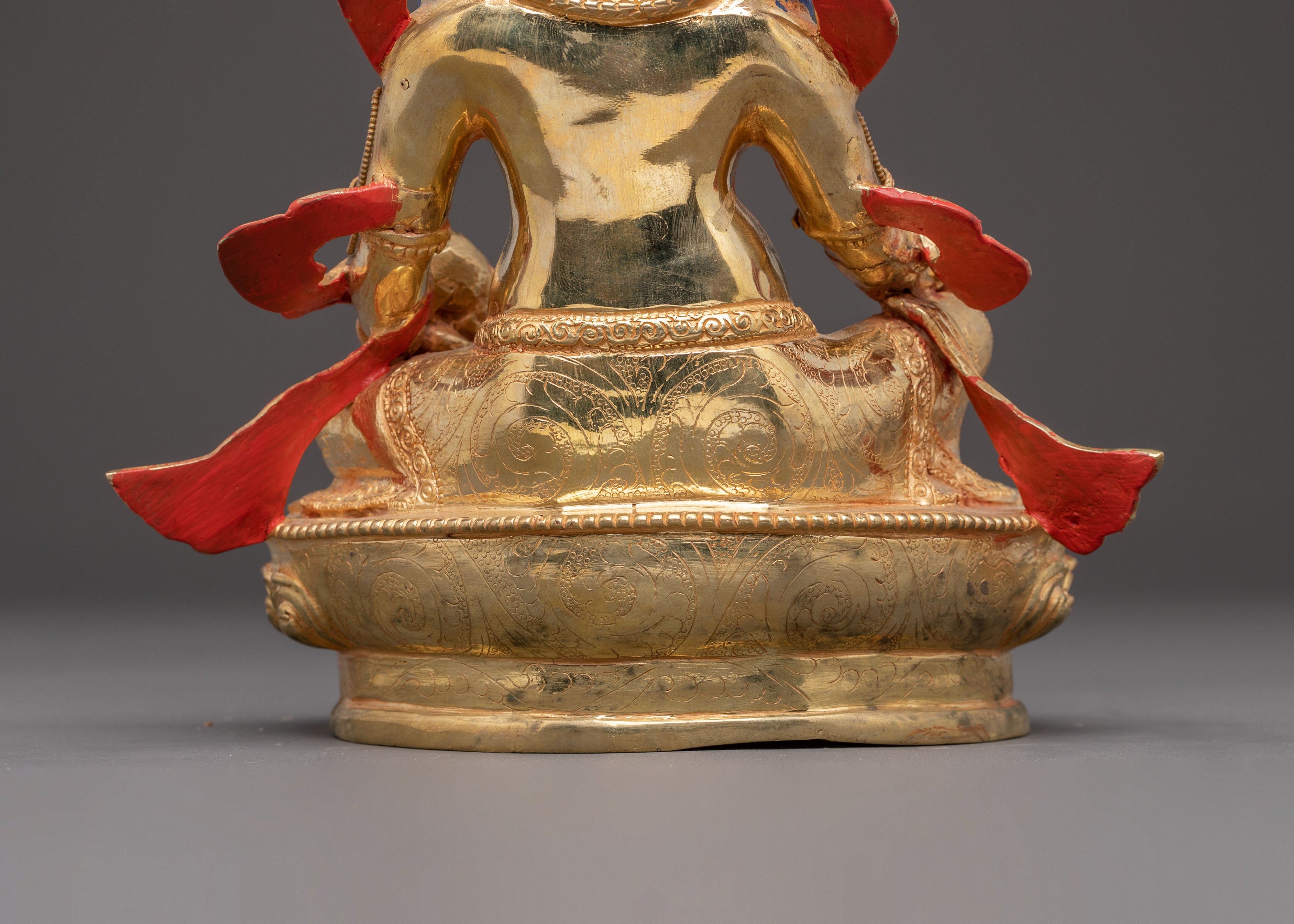 Crystal Dzambhala Statue: Buddhist Deity of Wealth and Prosperity