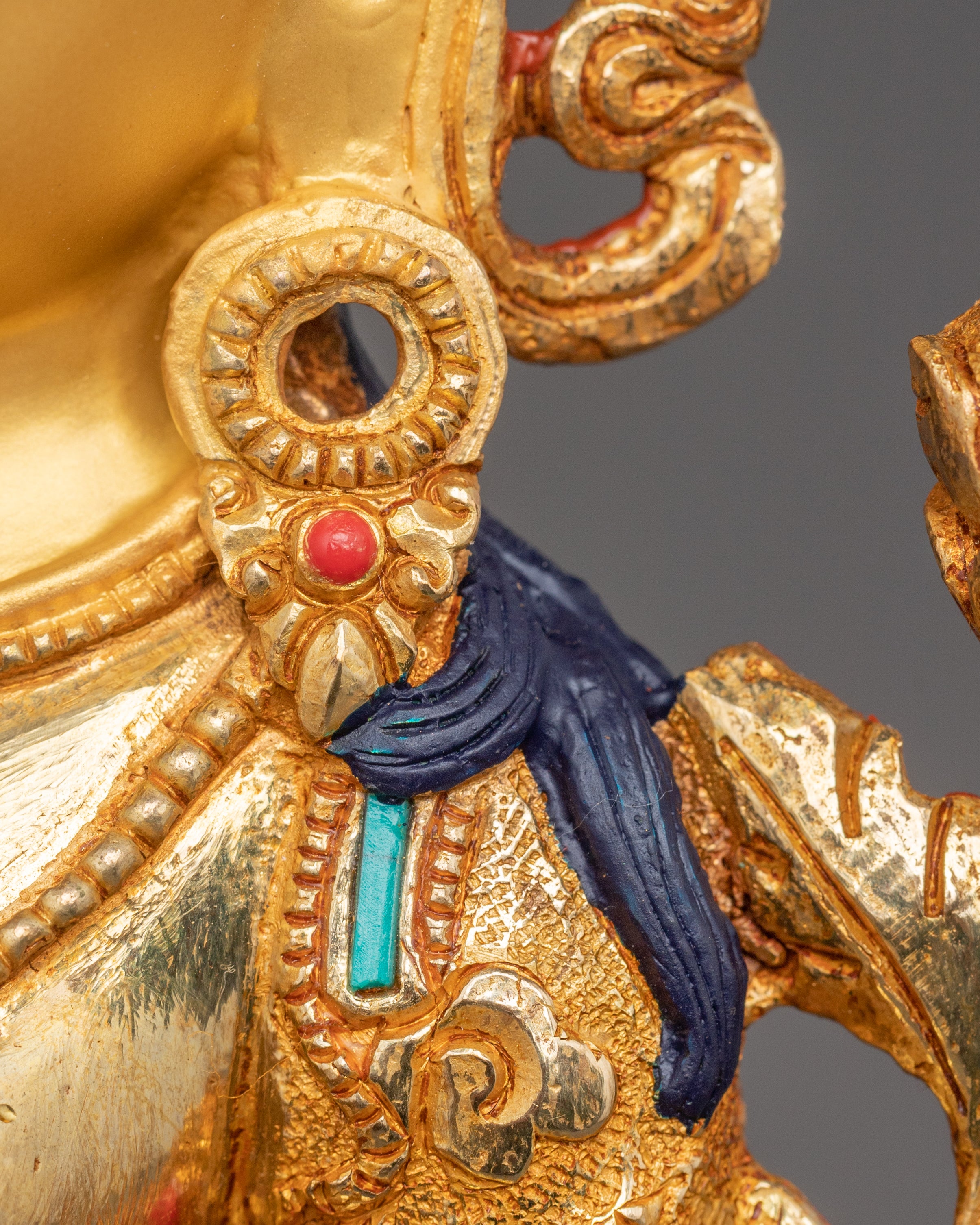 Handcrafted Copper Statue of Mother Green Tara | Female Buddha