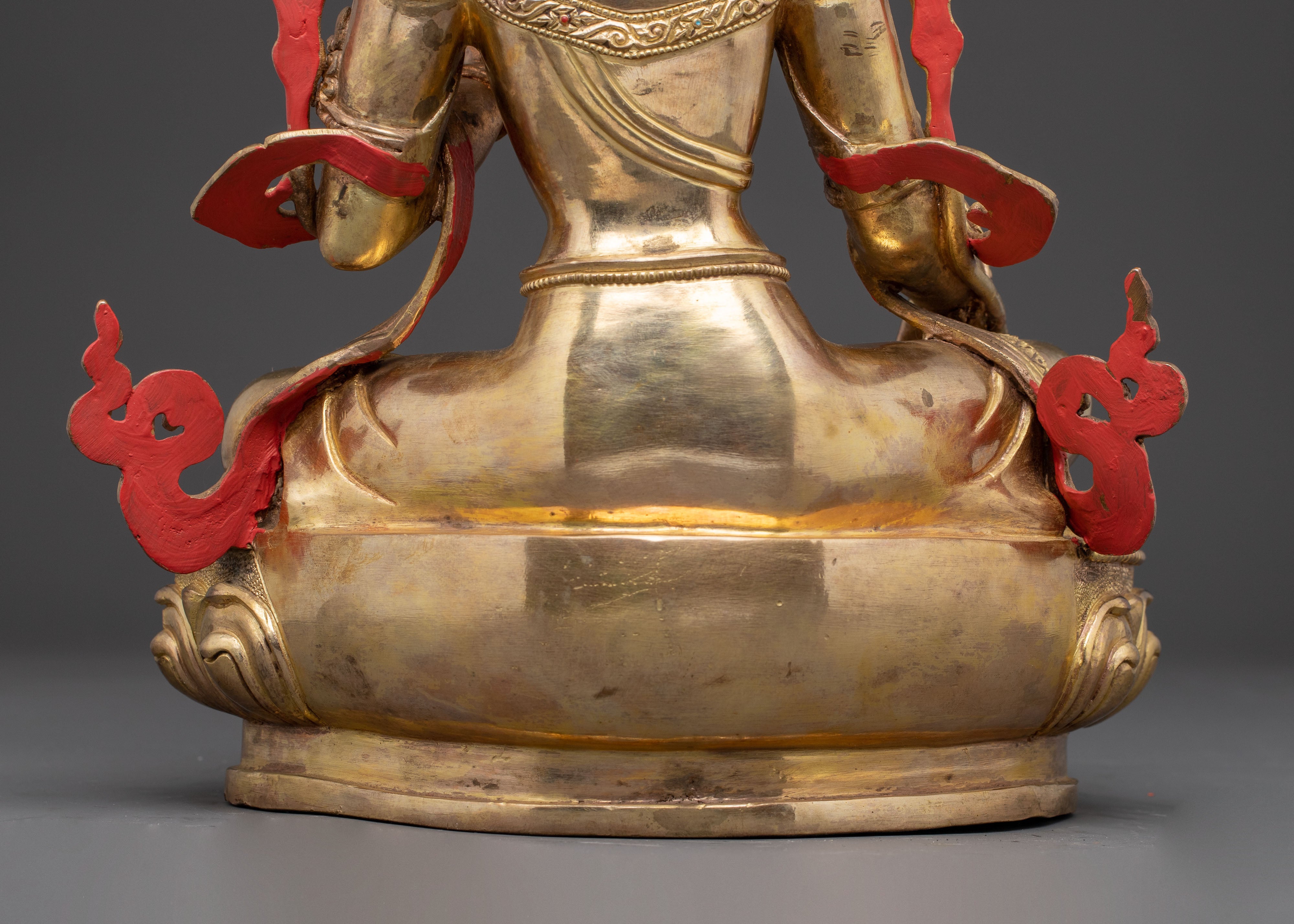 Green Tara Golden Statue: Mother of Liberation | Goddess of Compassion