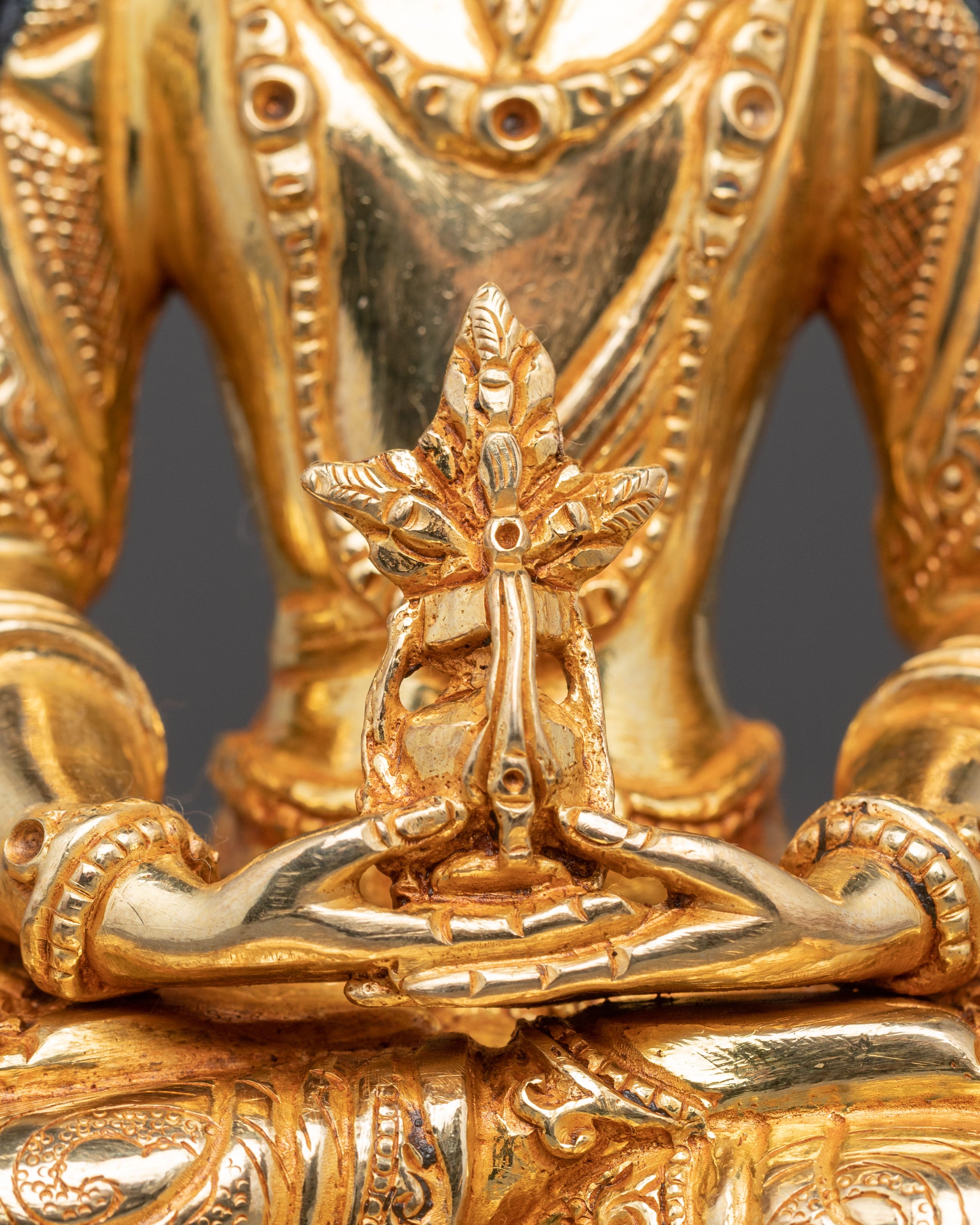 Handmade Sculpture of Long-Life Buddha Amitayus | Buddha of Infinite Life