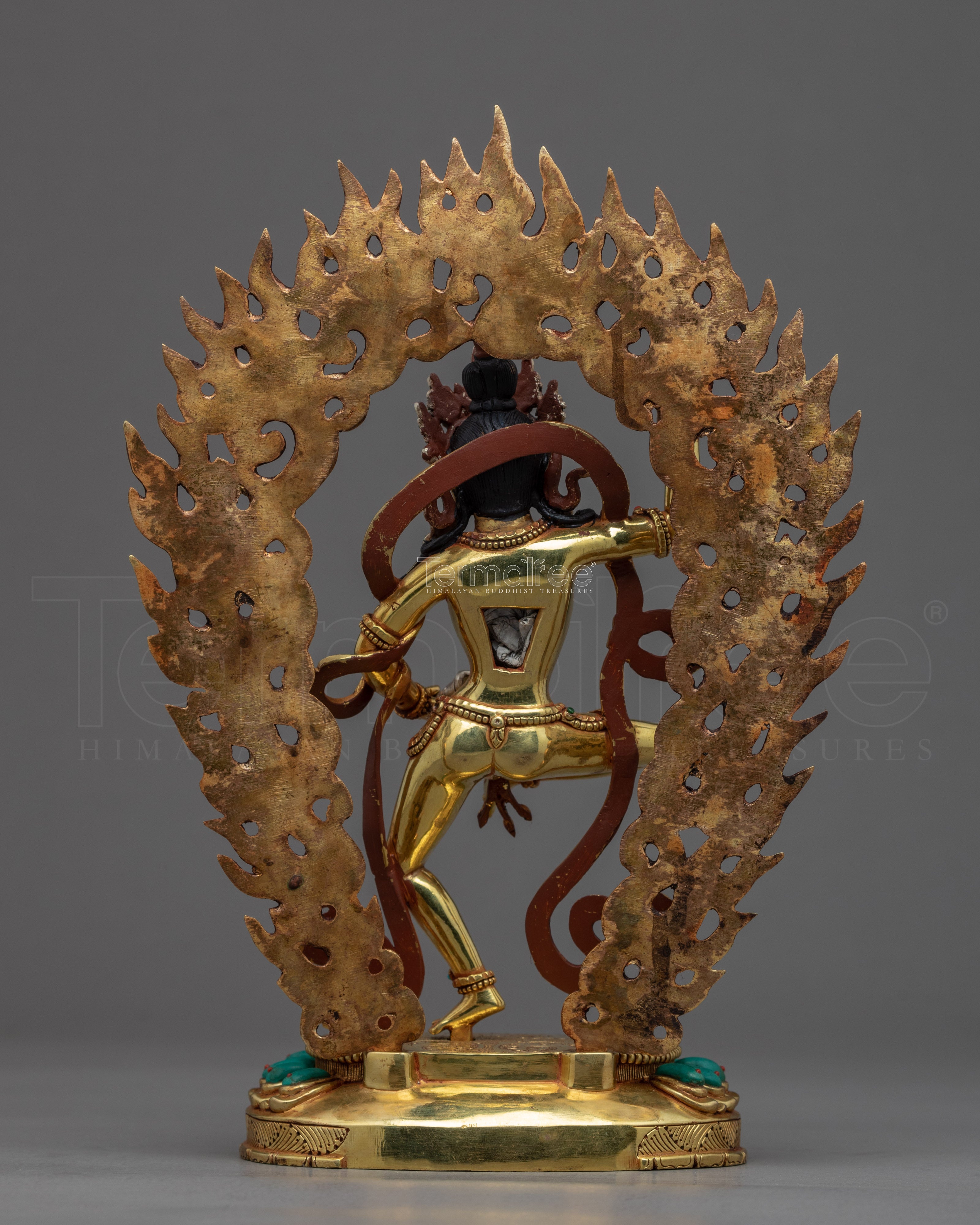 Machig Labdron Chod Practice Statue | Traditional Tibetan Dakini Sculpture - Termatree