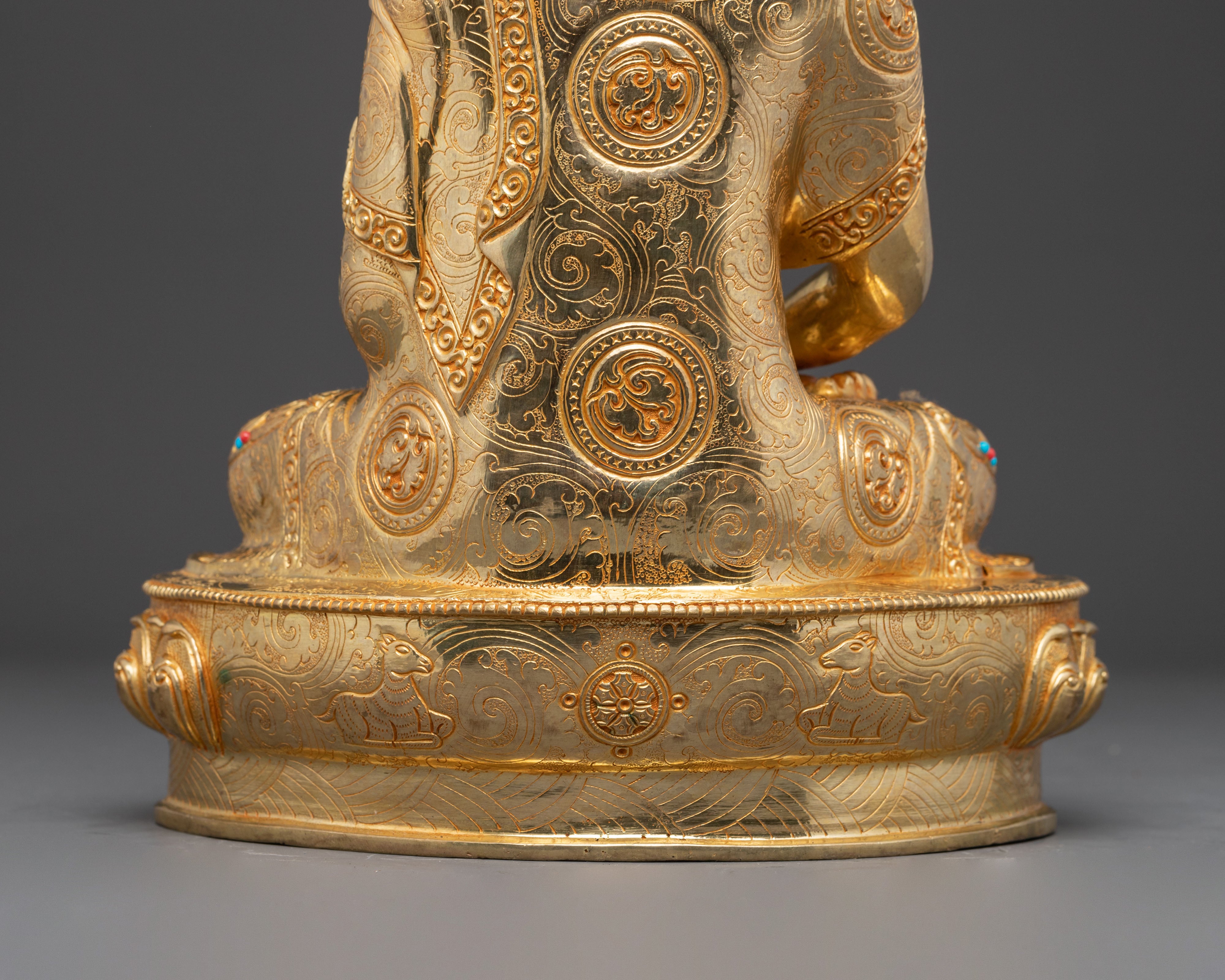 Buddha Amitabha Golden Statue | Western Pure Land Protector