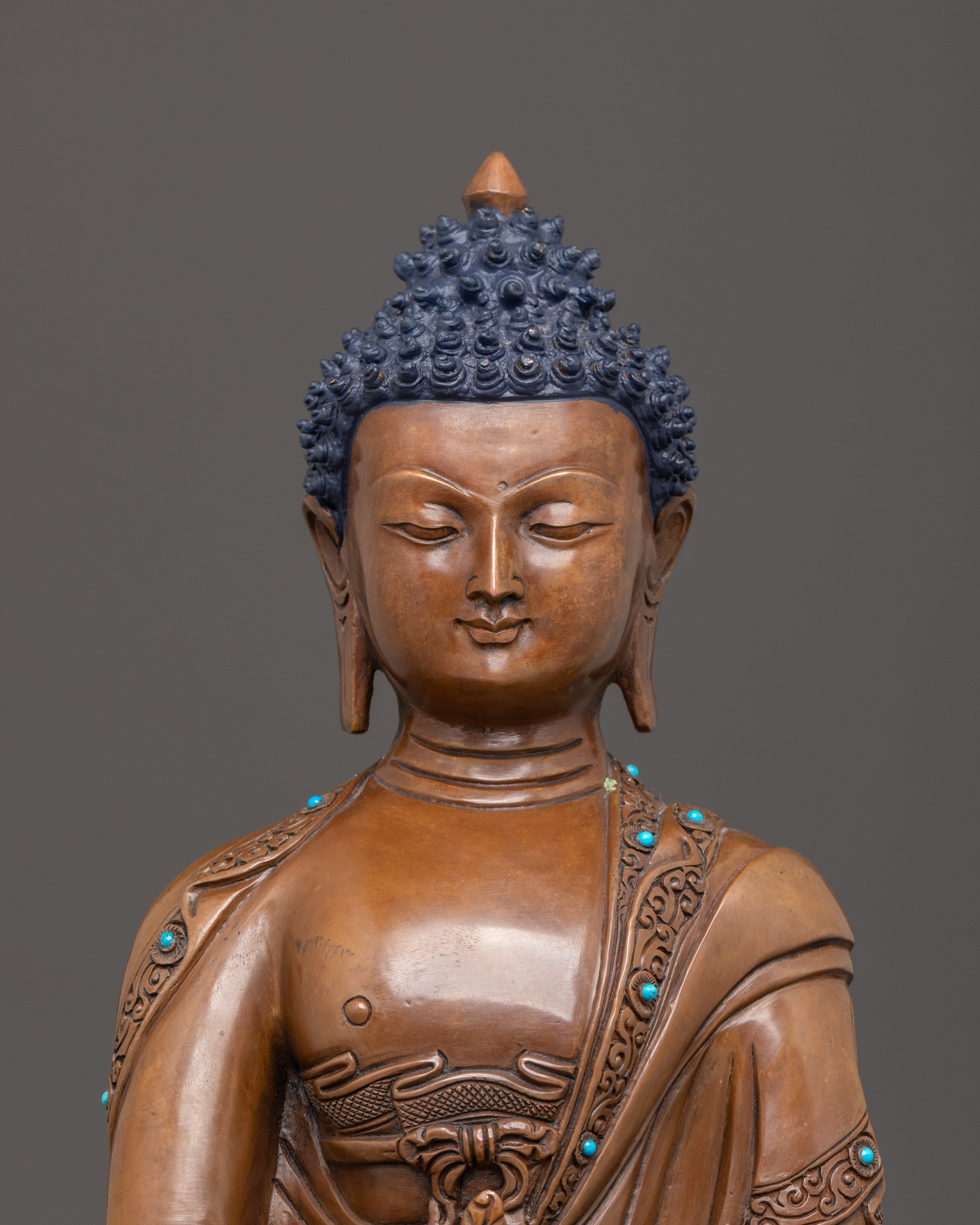 Medicine Buddha: The Spiritual Healer | Traditional Nepali Statue