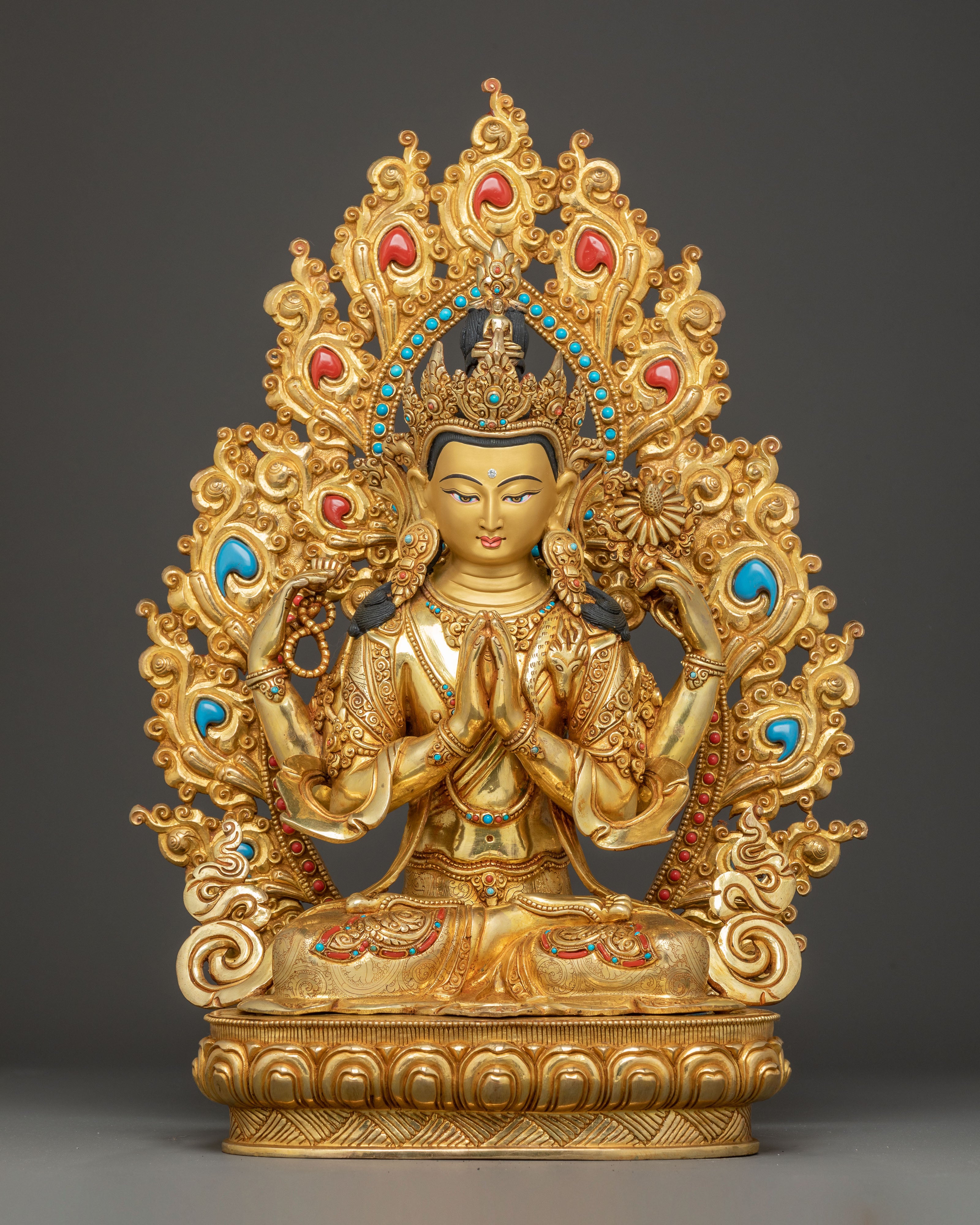 Bodhisattva Statues Set | Copper Handmade Statue